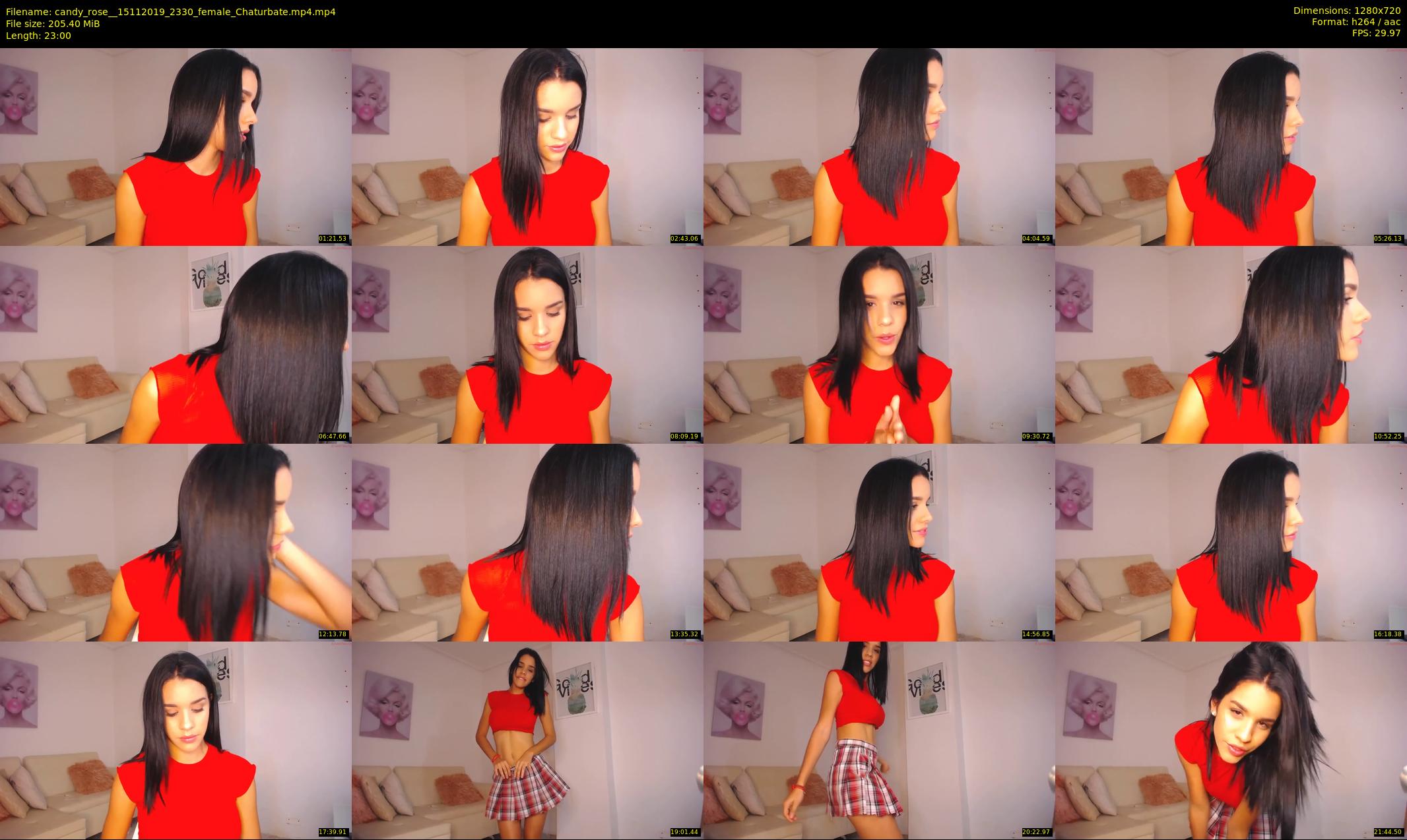 candy_rose_ — 23 minute Chaturbate female cam show recording, 720p, Nov 15, 2019