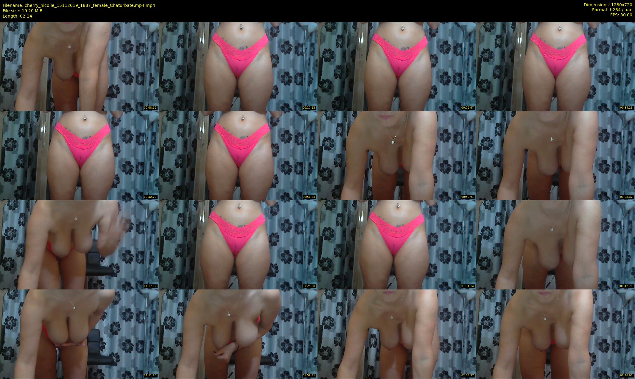 cherry_nicolle — 3 minute Chaturbate female cam show recording, 720p, Nov 15, 2019