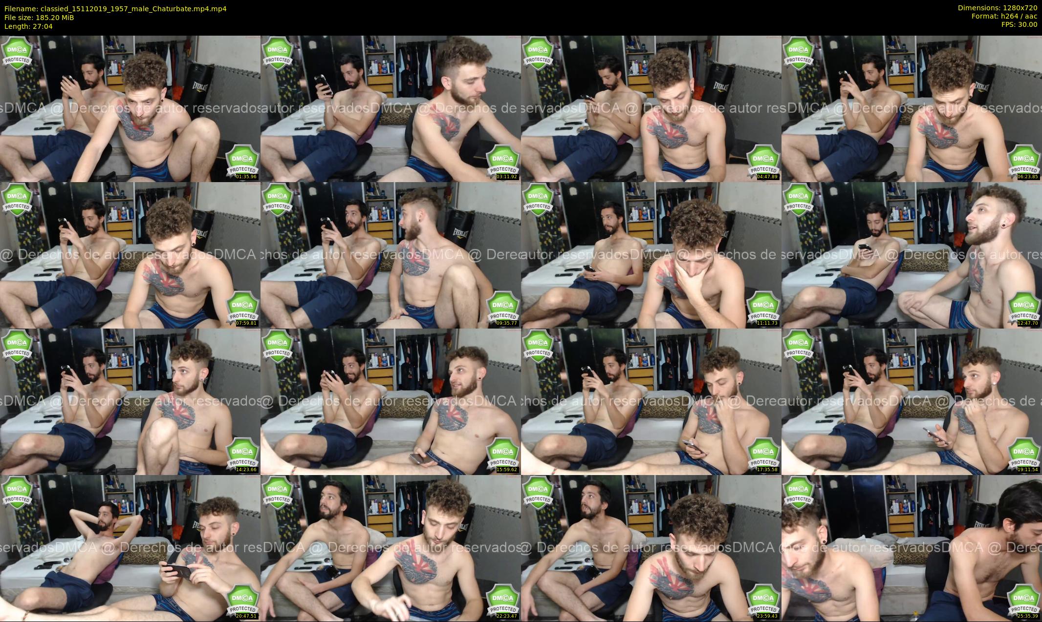 classied — 28 minute Chaturbate male cam show recording, 720p, Nov 15, 2019