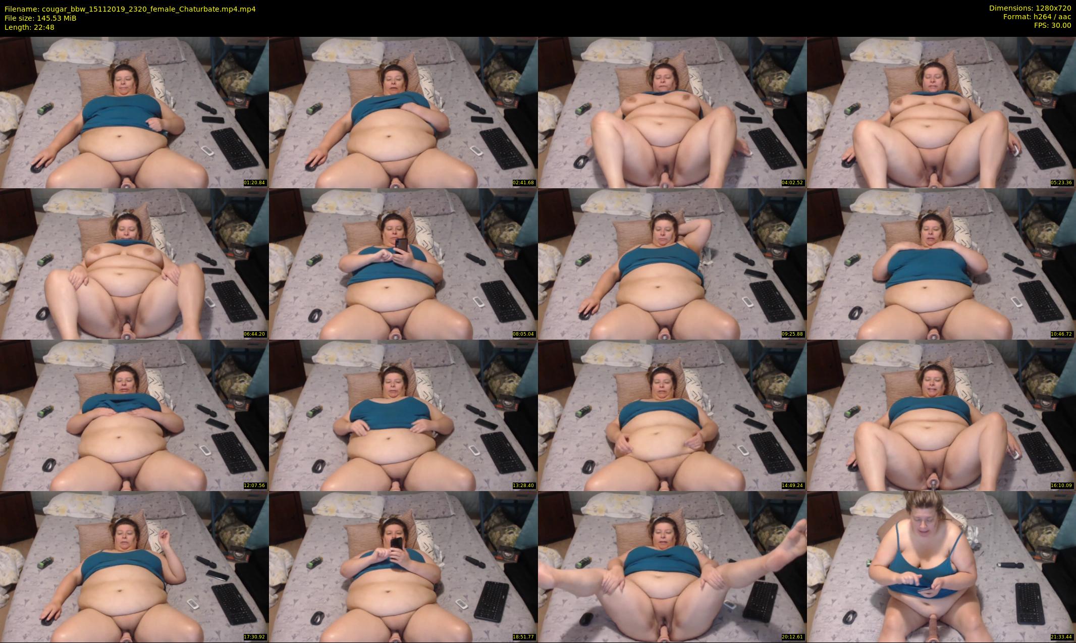 cougar_bbw — 23 minute Chaturbate female cam show recording, 720p, Nov 15, 2019