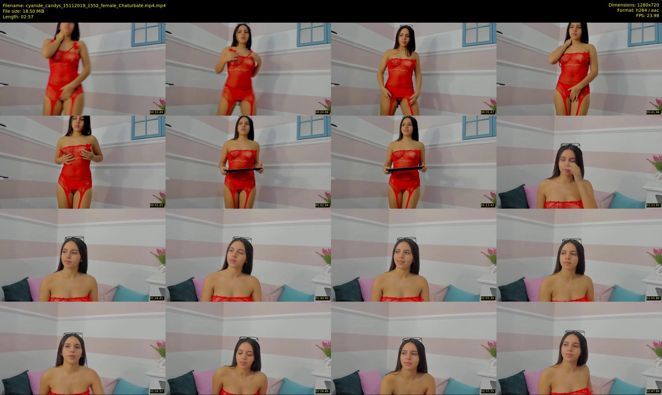 cyanide_candys — 3 minute Chaturbate female cam show recording, 720p, Nov 15, 2019