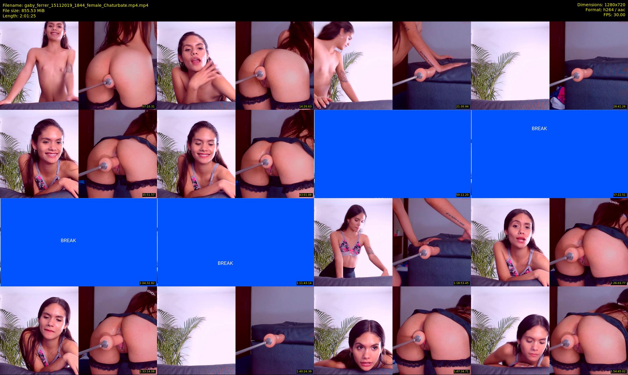 gaby_ferrer — 122 minute Chaturbate female cam show recording, 720p, Nov 15, 2019