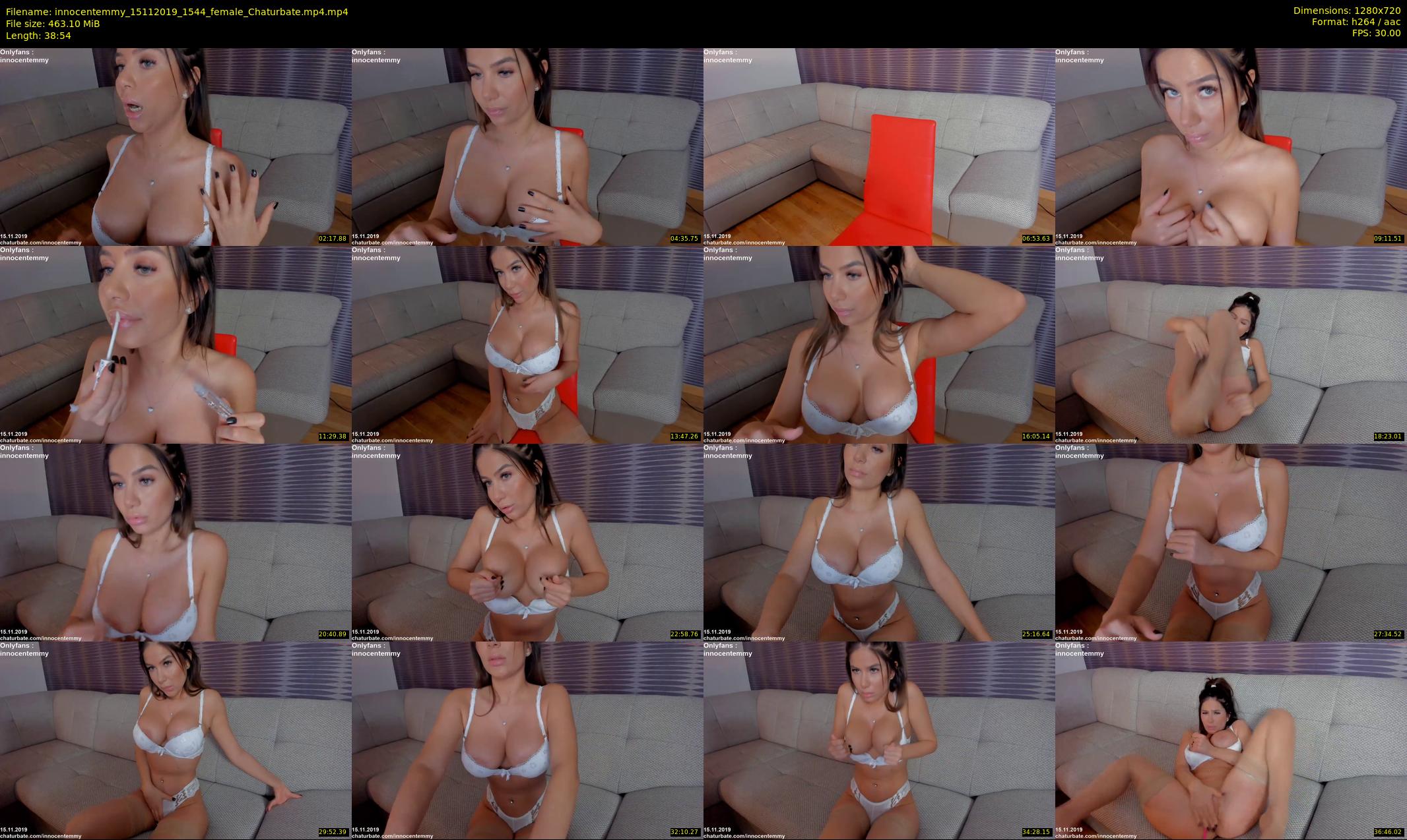 innocentemmy — 39 minute Chaturbate female cam show recording, 720p, Nov 15, 2019