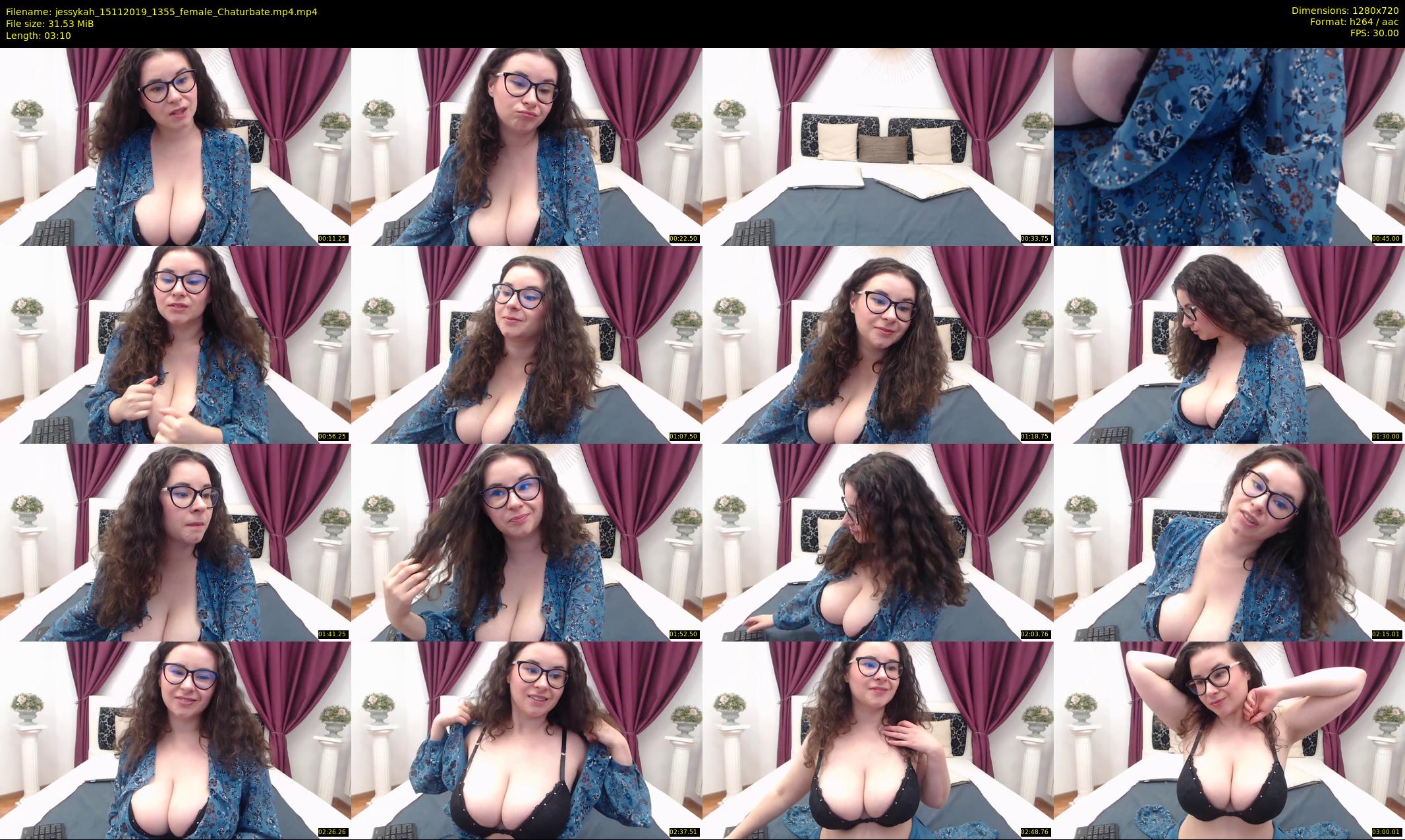 jessykah — 4 minute Chaturbate female cam show recording, 720p, Nov 15, 2019