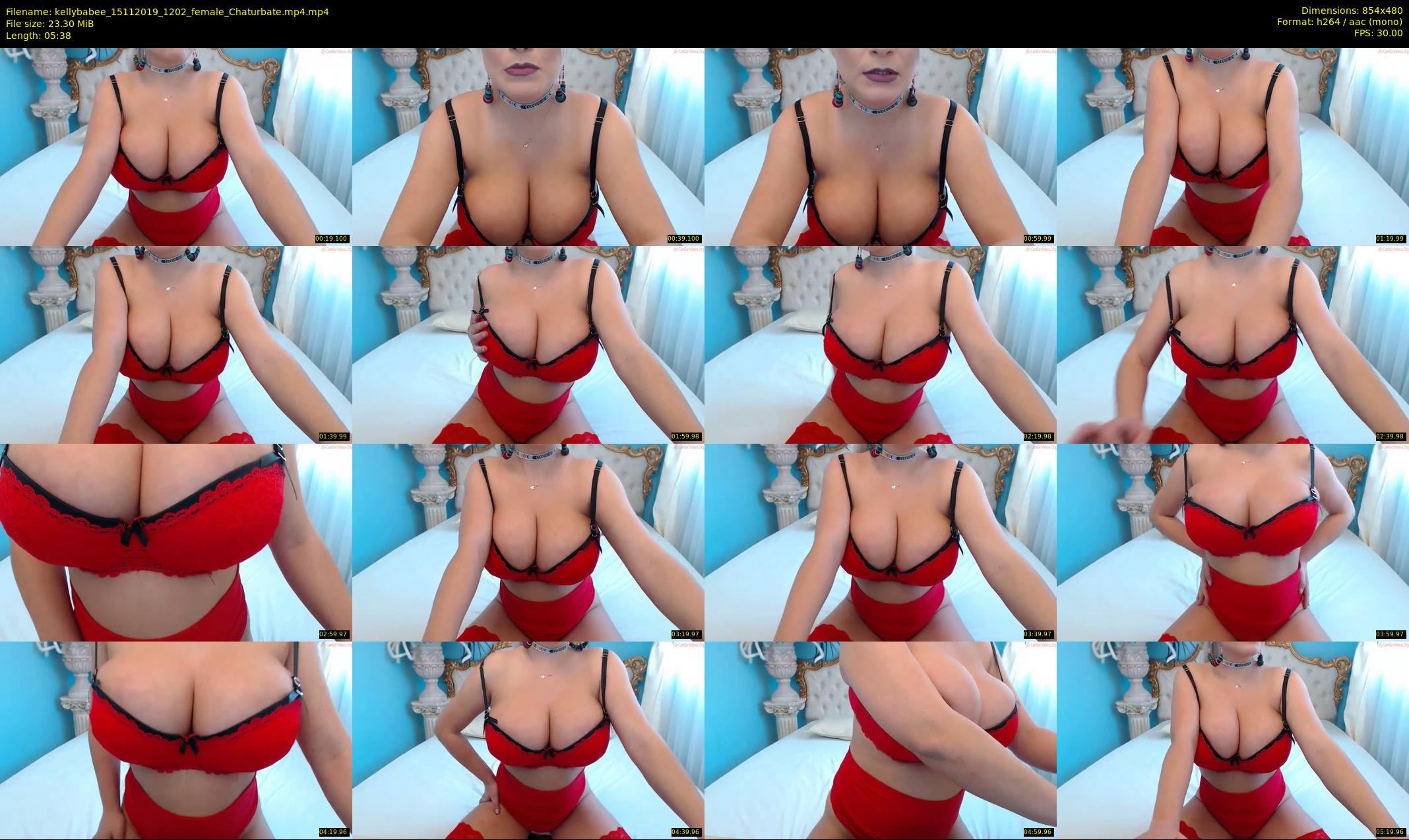 kellybabee — 6 minute Chaturbate female cam show recording, 480p, Nov 15, 2019