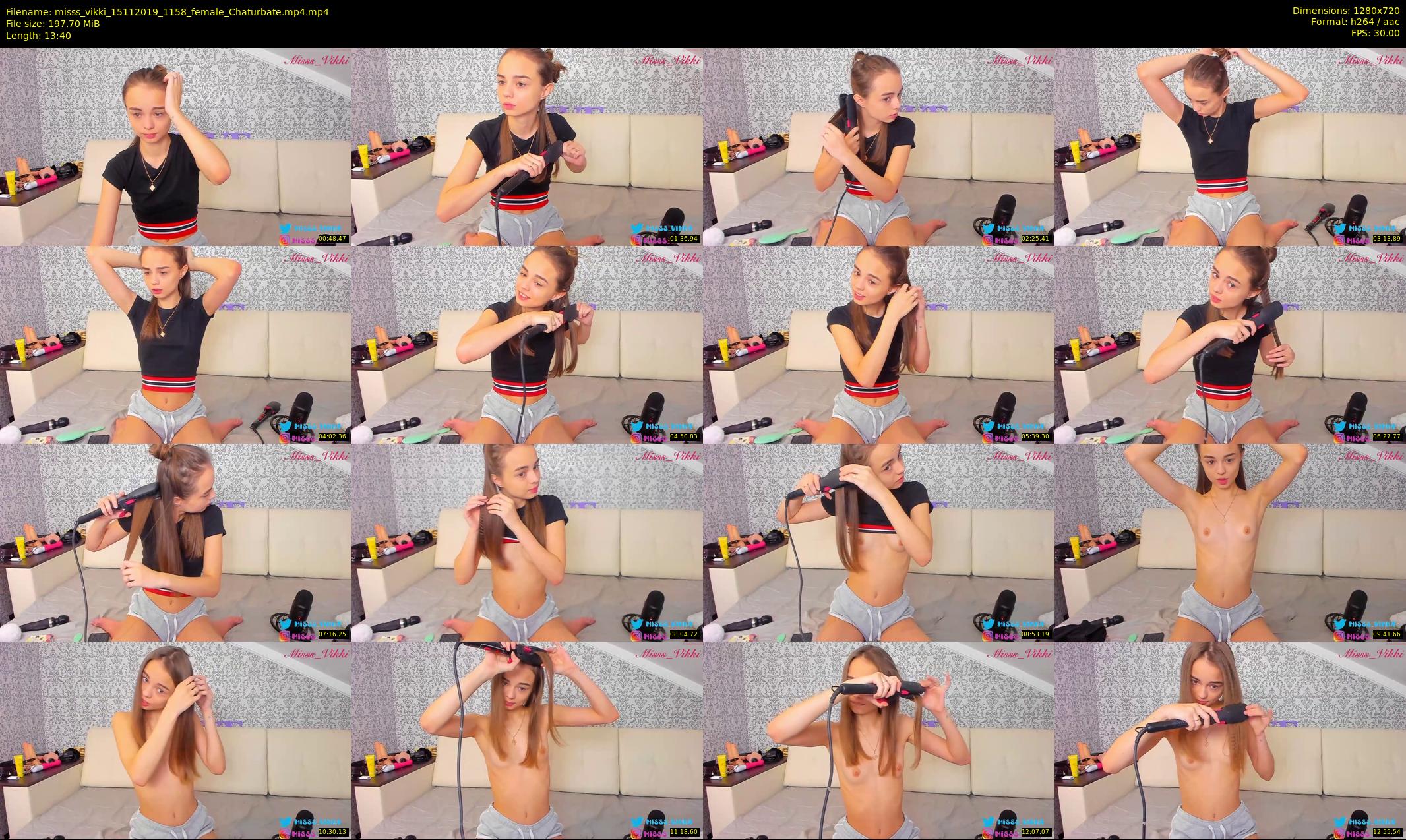 misss_vikki — 14 minute Chaturbate female cam show recording, 720p, Nov 15, 2019