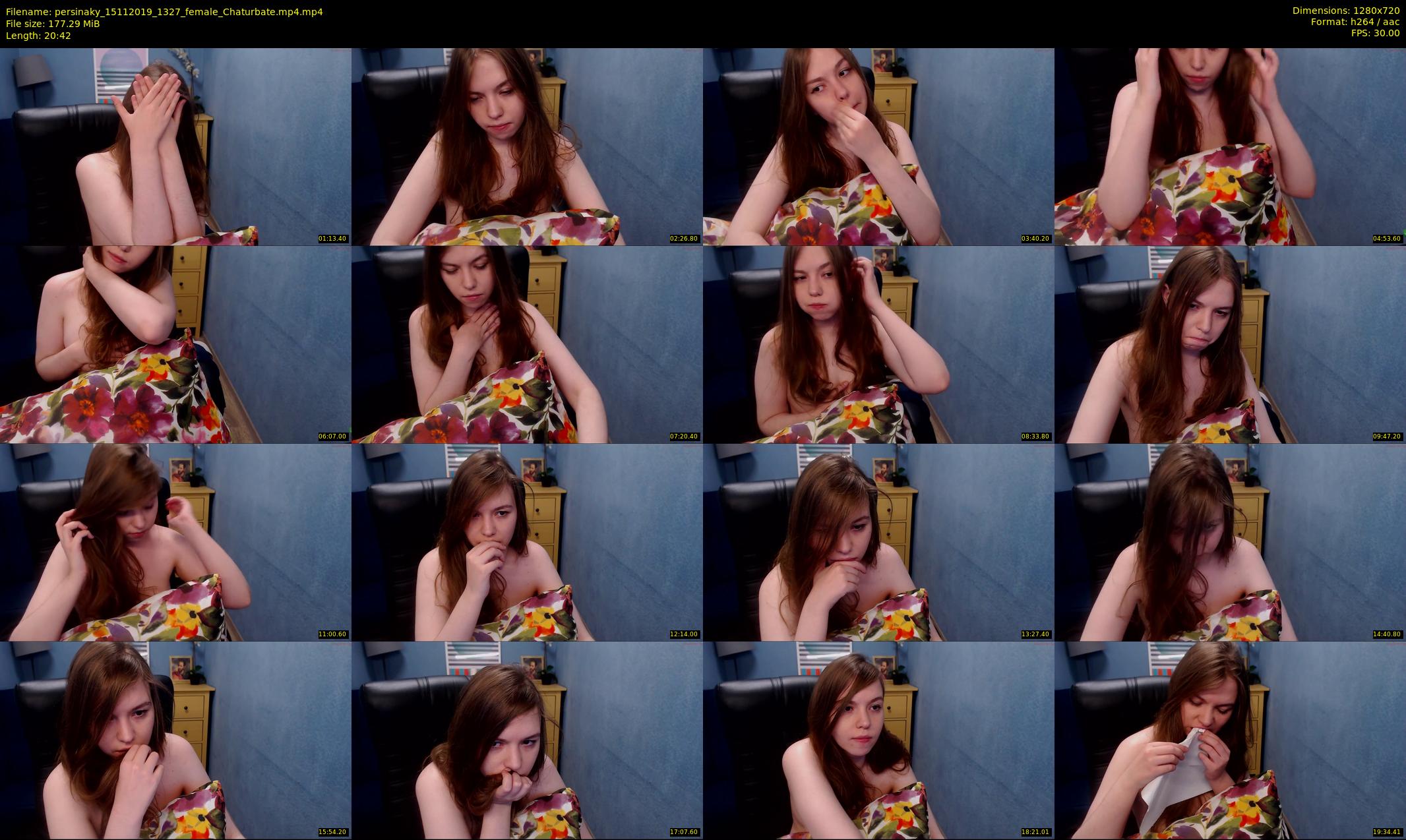 persinaky — 21 minute Chaturbate female cam show recording, 720p, Nov 15, 2019