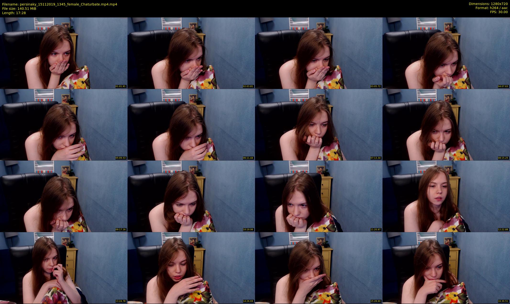 persinaky — 18 minute Chaturbate female cam show recording, 720p, Nov 15, 2019