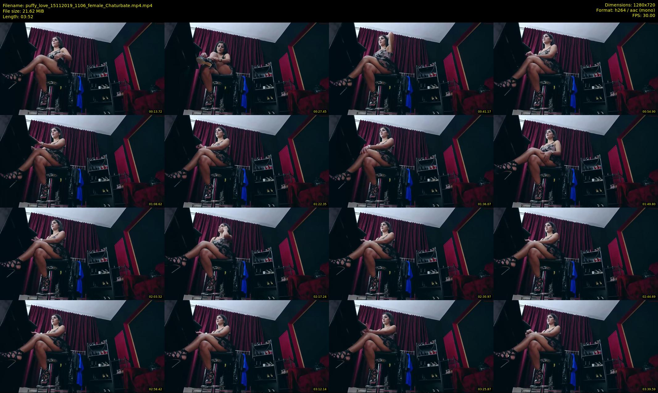 puffy_love — 4 minute Chaturbate female cam show recording, 720p, Nov 15, 2019