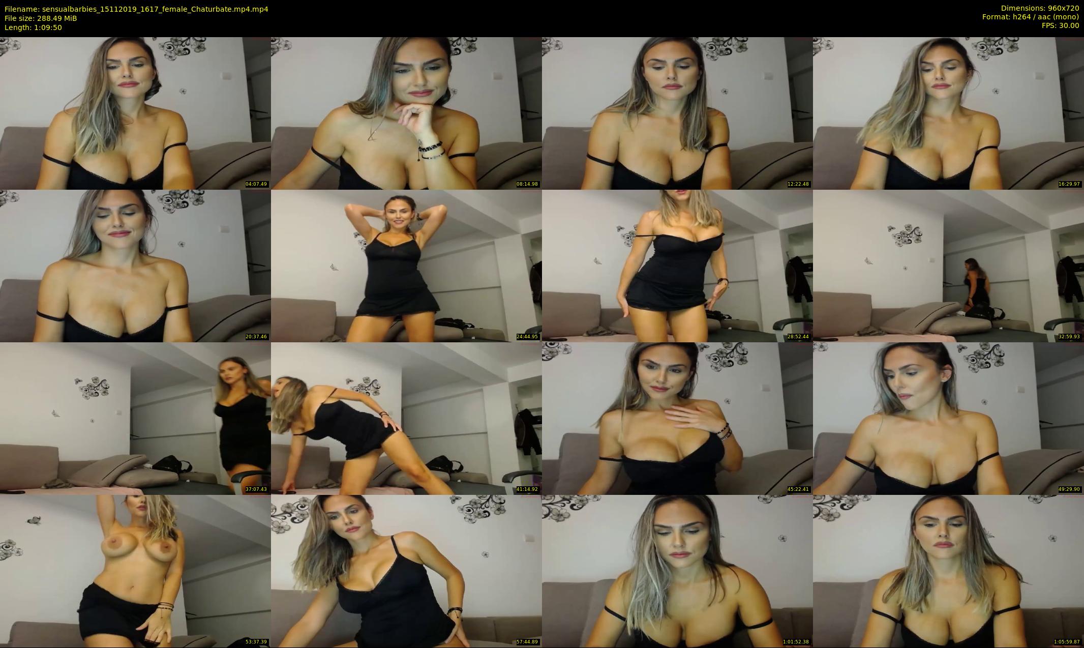 sensualbarbies — 70 minute Chaturbate female cam show recording, 720p, Nov 15, 2019