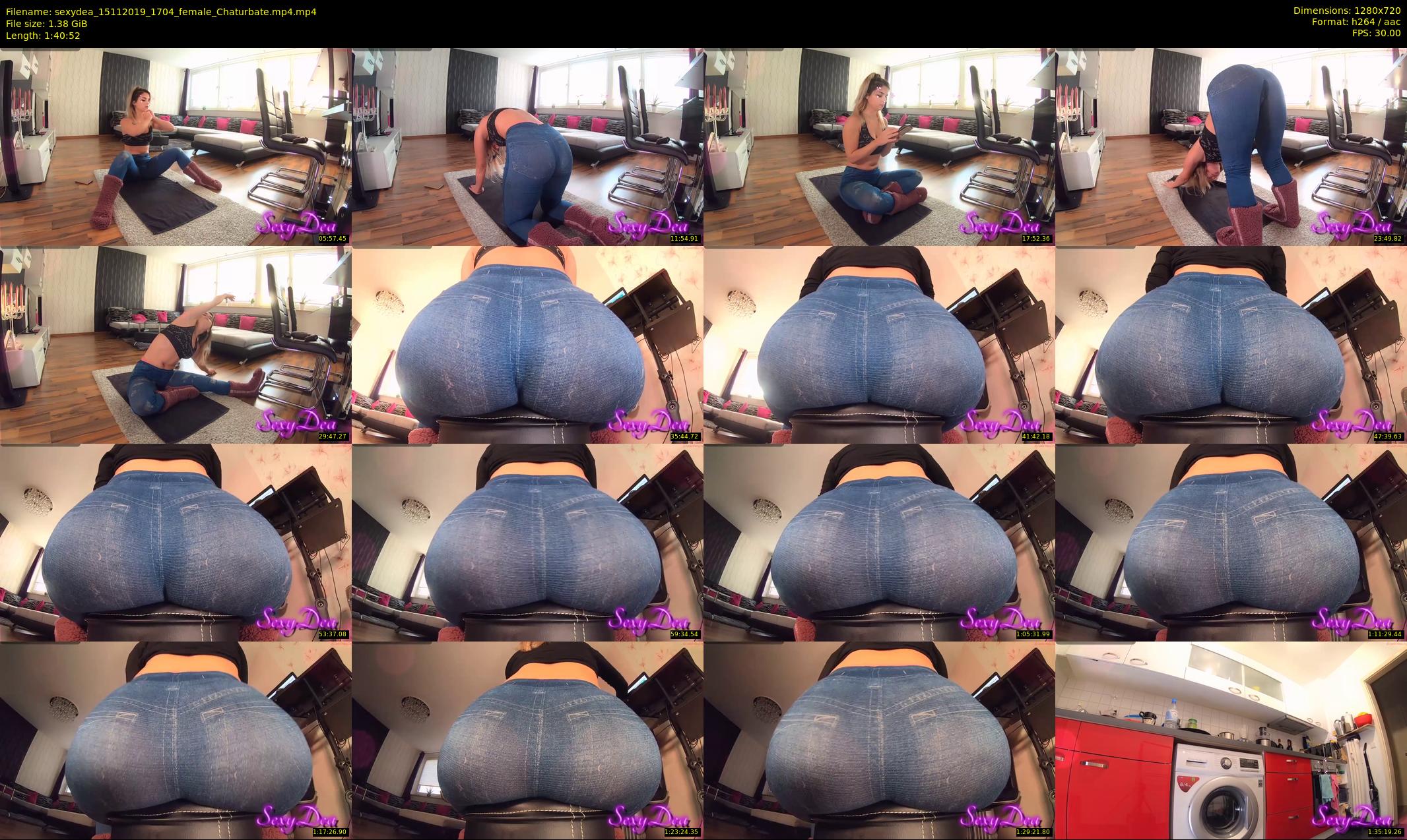 sexydea — 101 minute Chaturbate female cam show recording, 720p, Nov 15, 2019