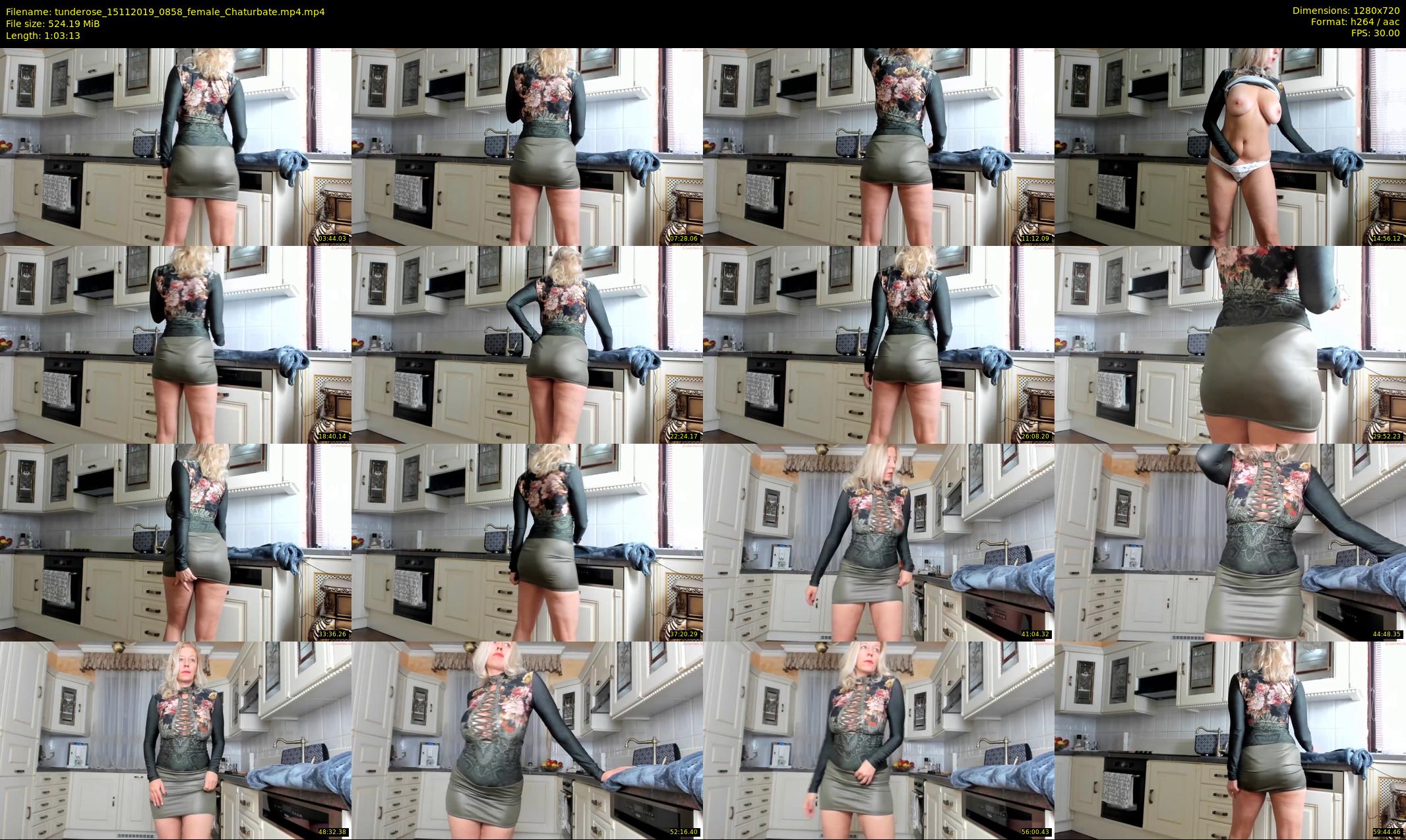 tunderose — 64 minute Chaturbate female cam show recording, 720p, Nov 15, 2019