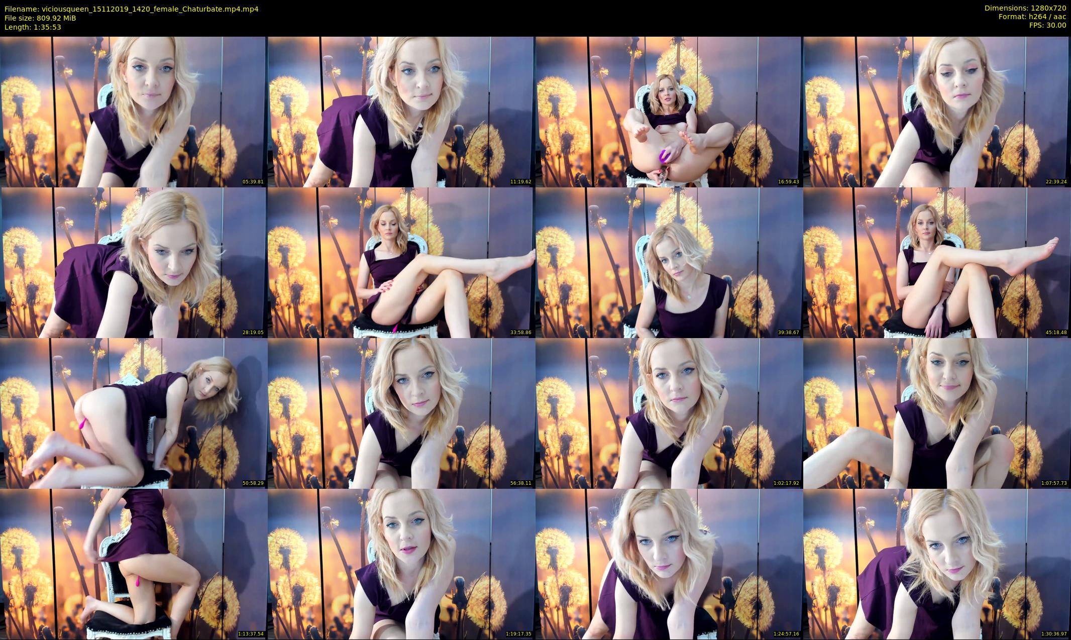 viciousqueen — 96 minute Chaturbate female cam show recording, 720p, Nov 15, 2019