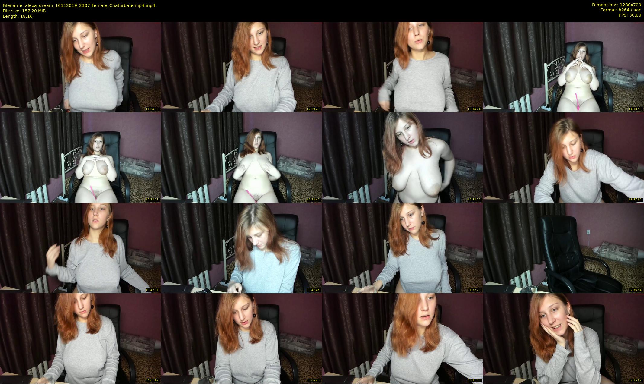 alexa_dream — 19 minute Chaturbate female cam show recording, 720p, Nov 16, 2019