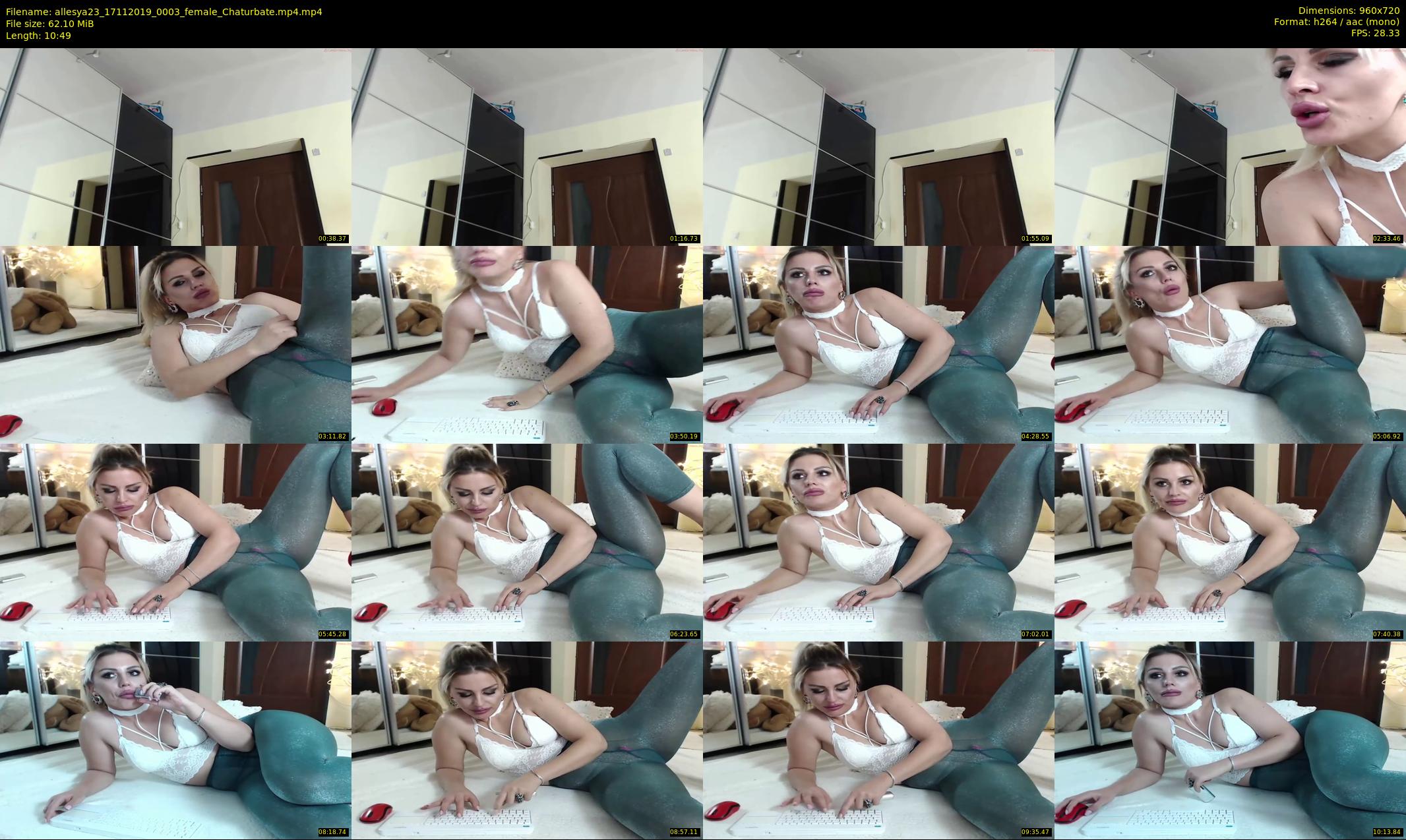 allesya23 — 11 minute Chaturbate female cam show recording, 720p, Nov 17, 2019