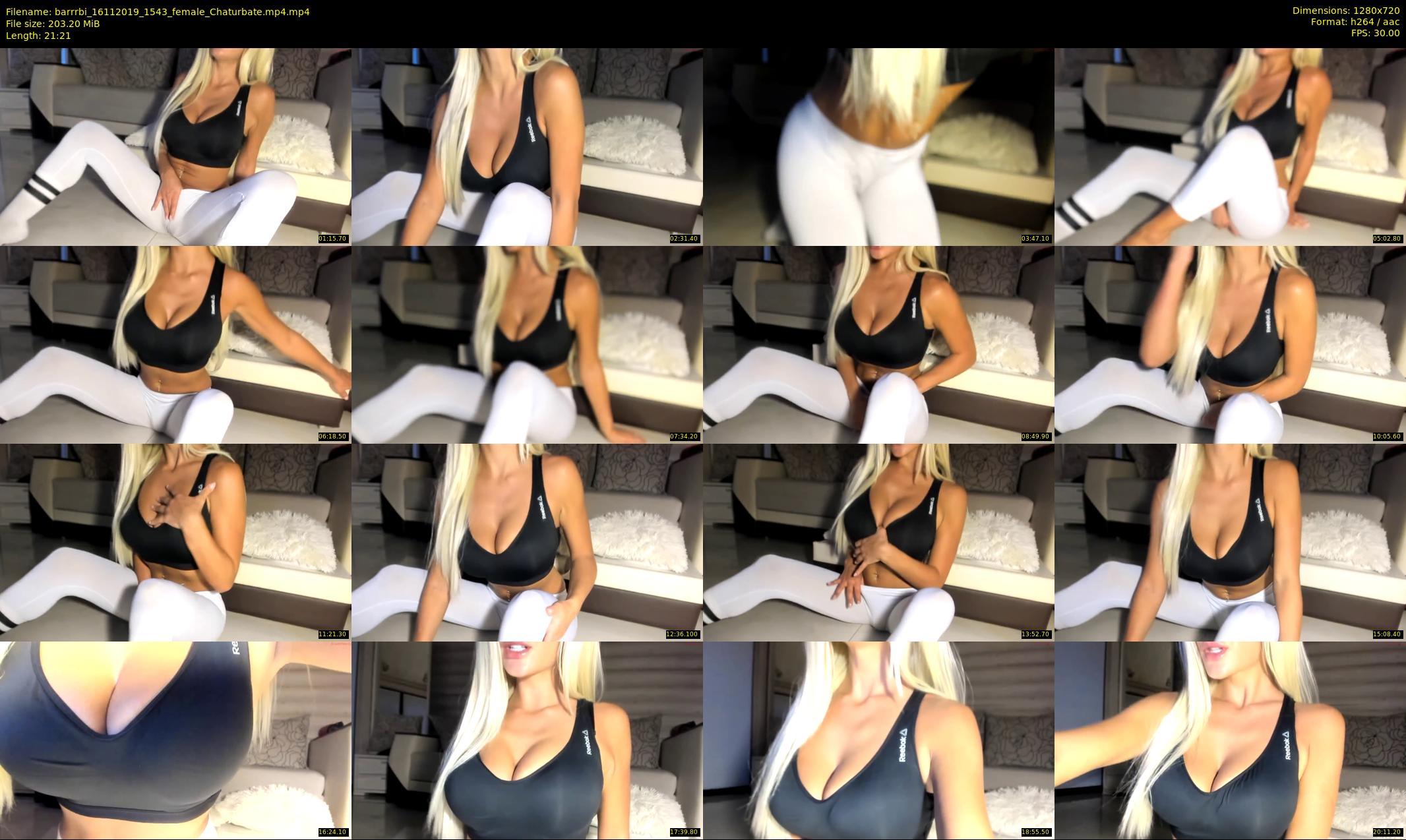 barrrbi — 22 minute Chaturbate female cam show recording, 720p, Nov 16, 2019