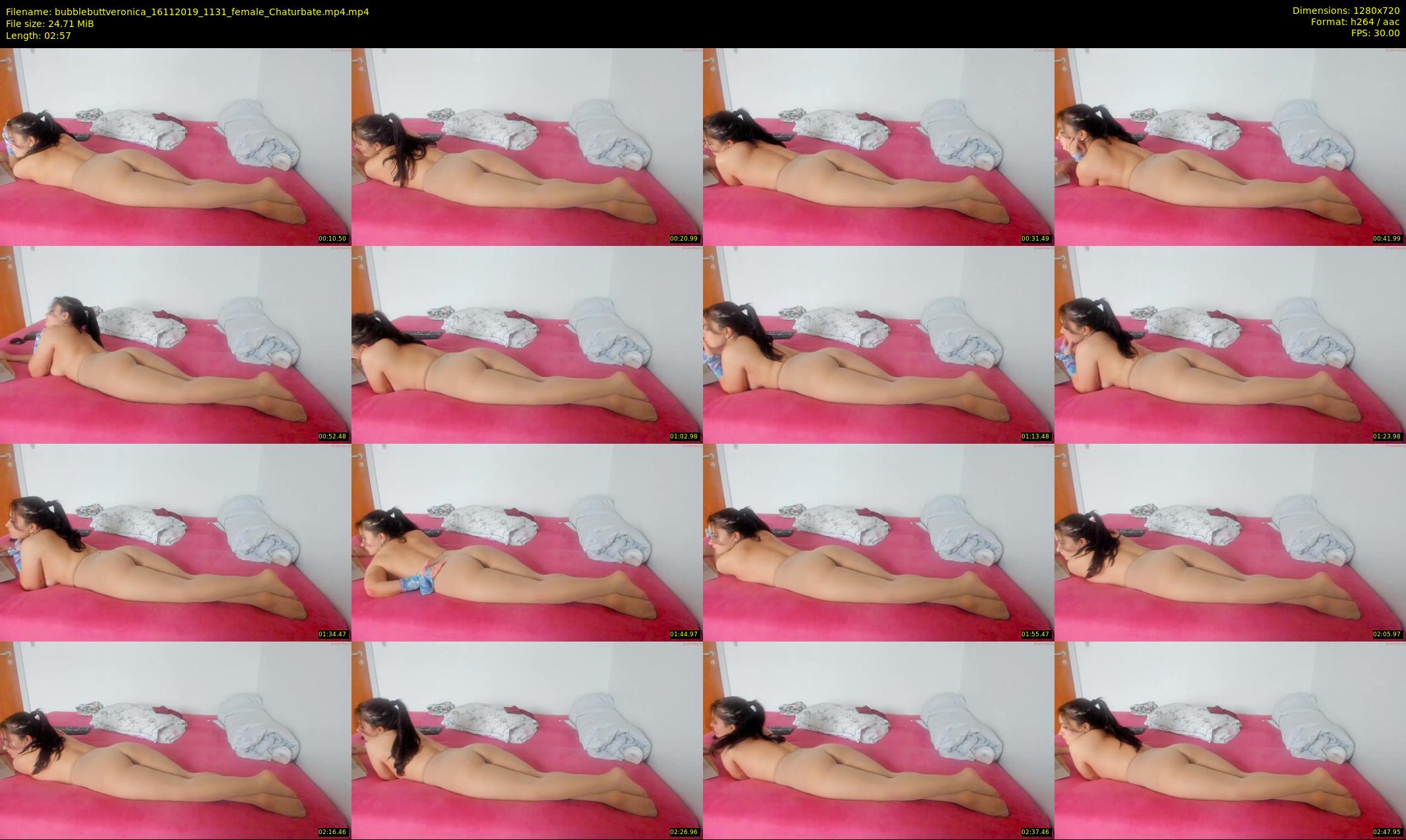 bubblebuttveronica — 3 minute Chaturbate female cam show recording, 720p, Nov 16, 2019