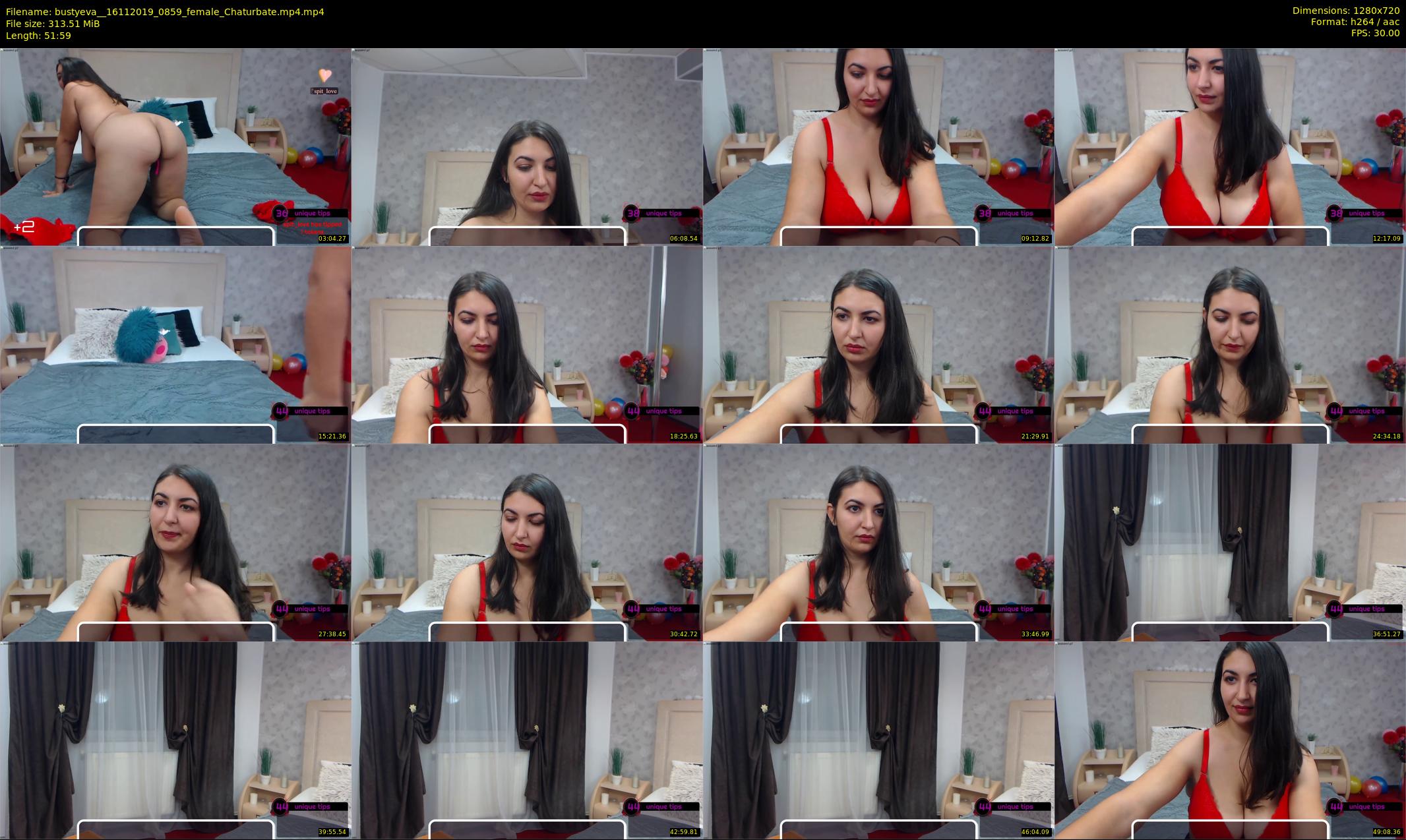 bustyeva_ — 52 minute Chaturbate female cam show recording, 720p, Nov 16, 2019