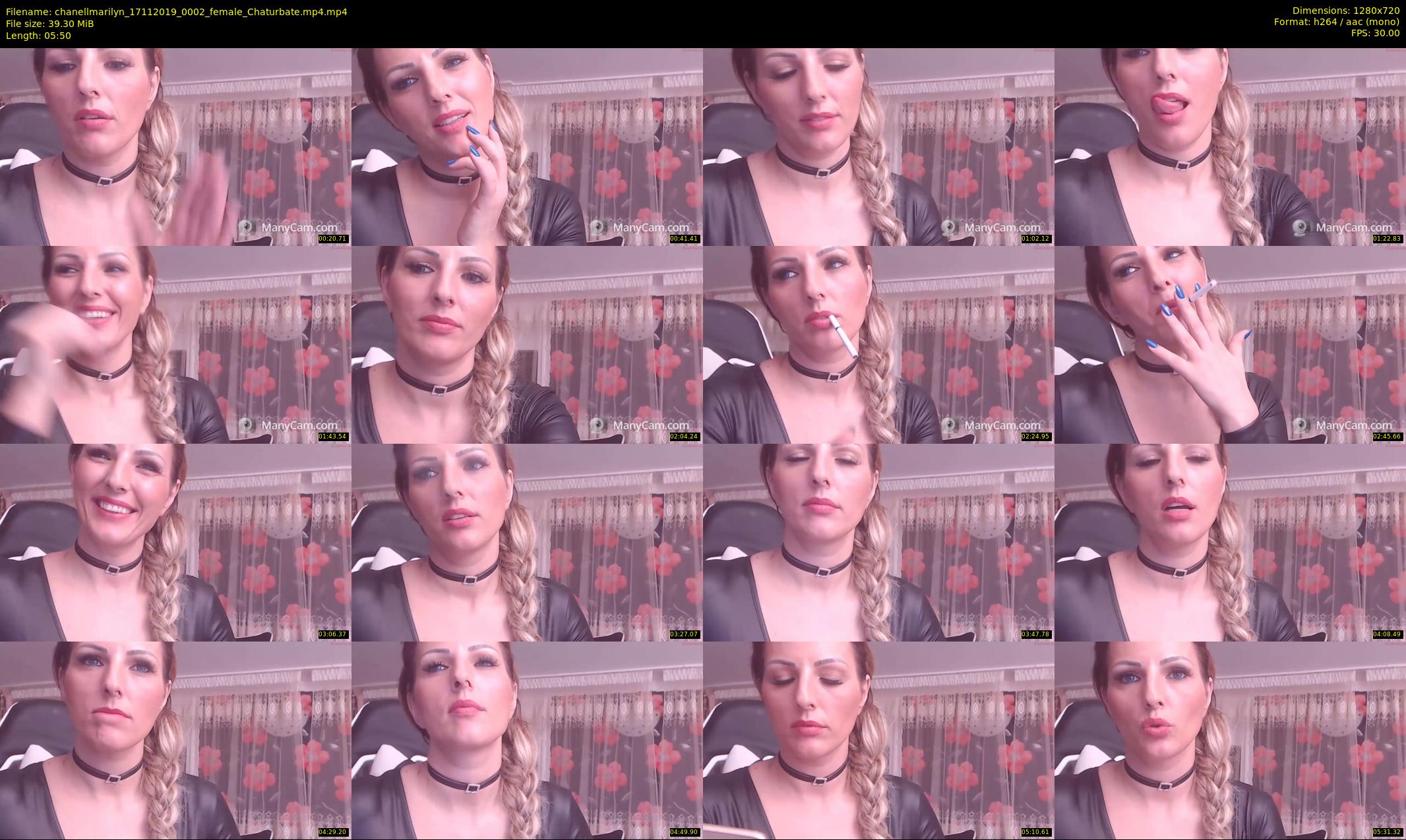 chanellmarilyn — 6 minute Chaturbate female cam show recording, 720p, Nov 17, 2019