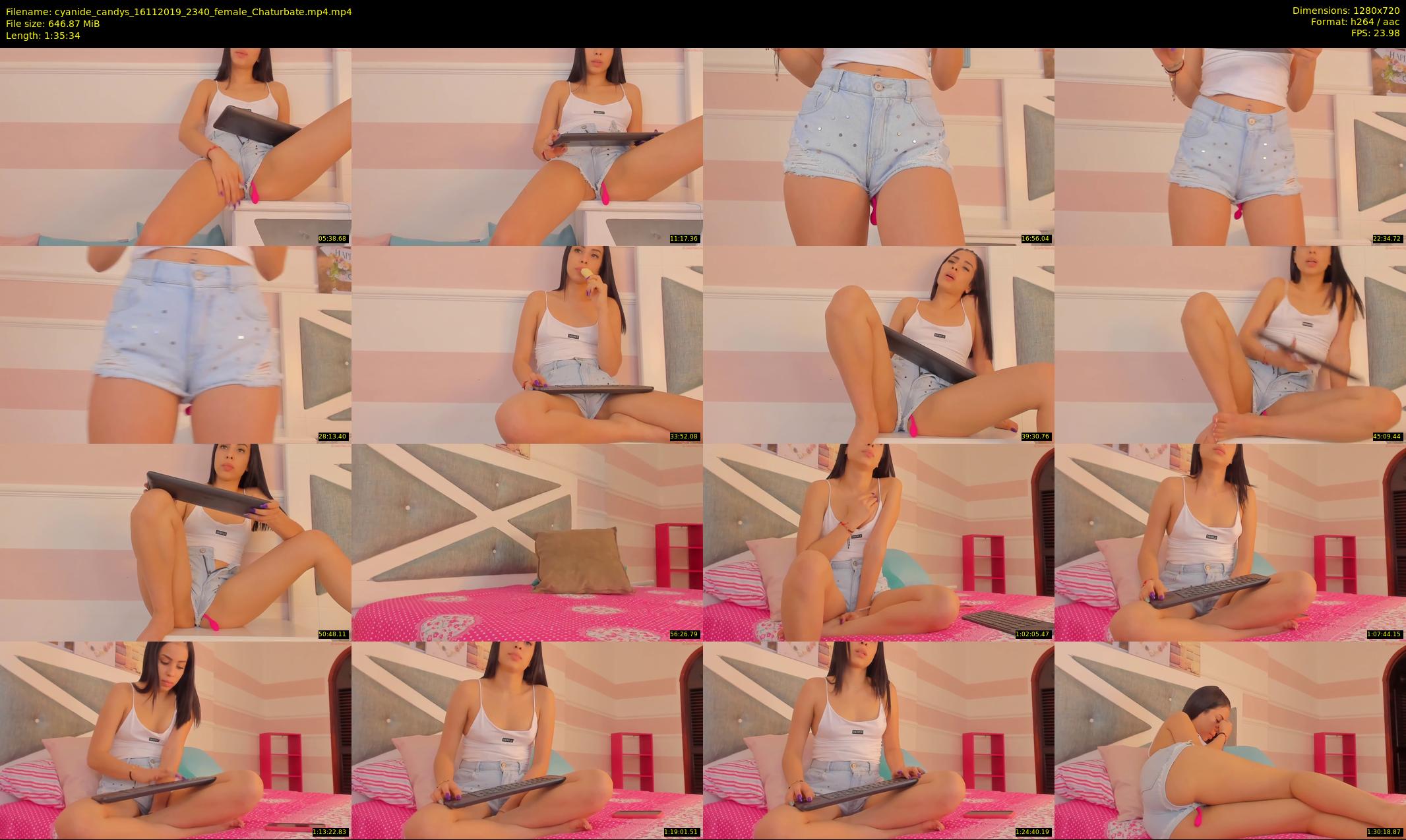 cyanide_candys — 96 minute Chaturbate female cam show recording, 720p, Nov 16, 2019