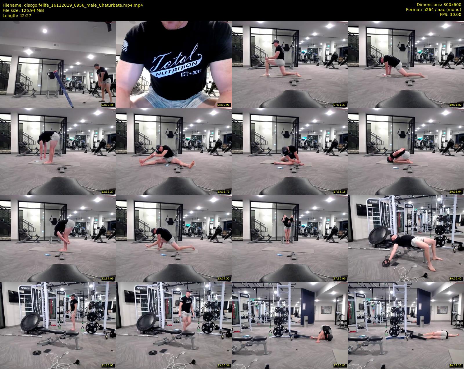 discgolf4life — 43 minute Chaturbate male cam show recording, 480p, Nov 16, 2019