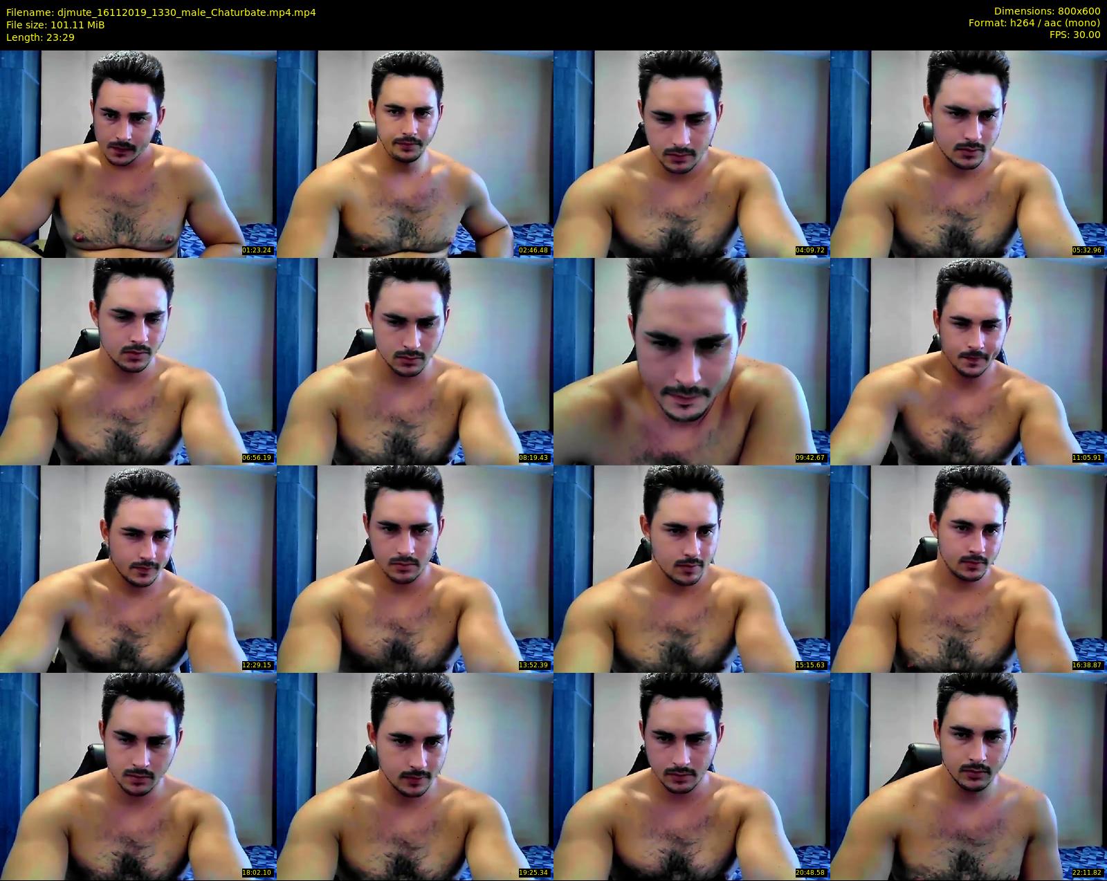 djmute — 24 minute Chaturbate male cam show recording, 480p, Nov 16, 2019
