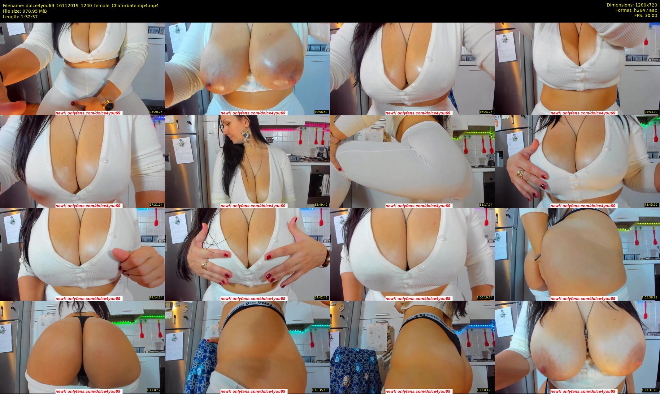 dolce4you69 — 93 minute Chaturbate female cam show recording, 720p, Nov 16, 2019