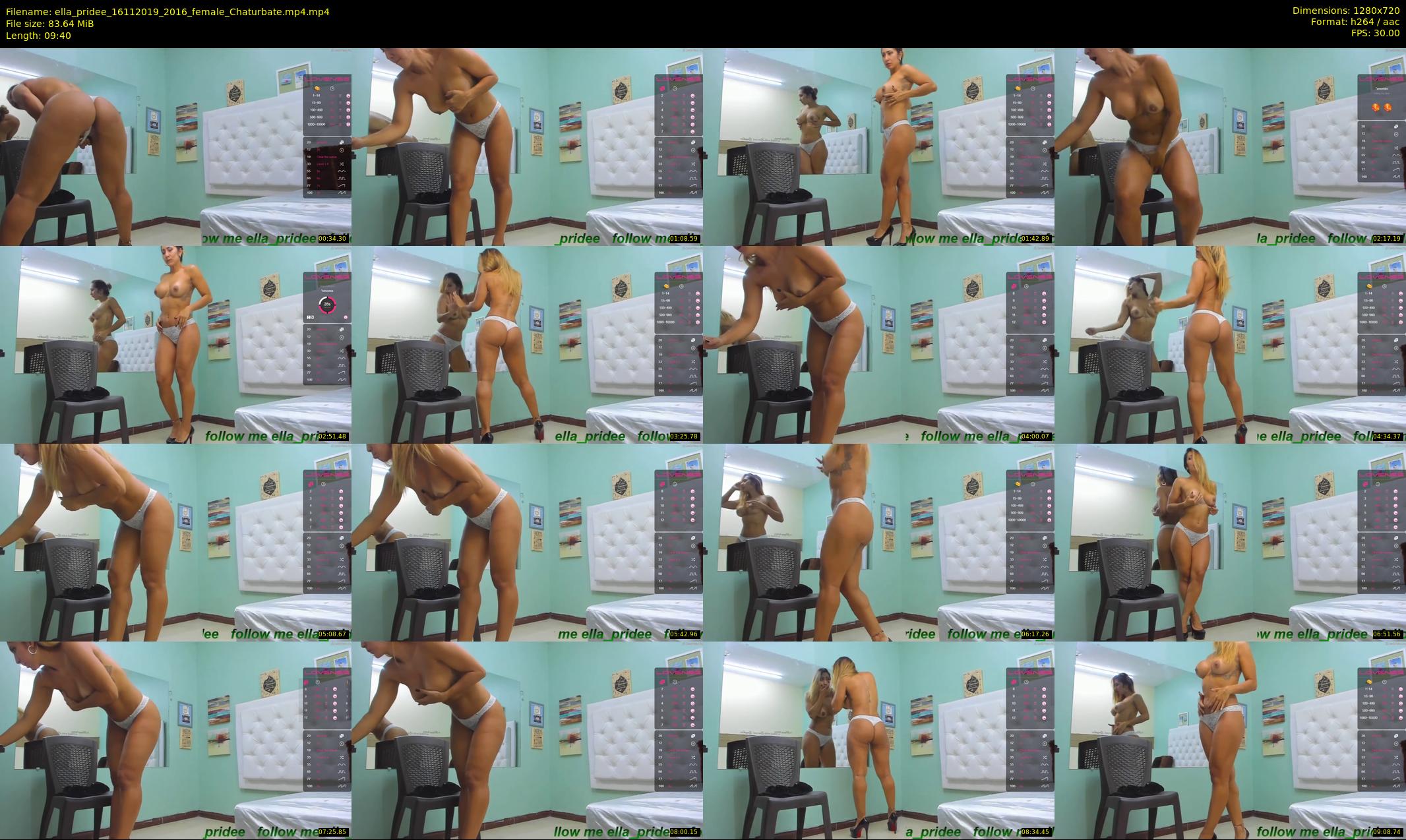 ella_pridee — 10 minute Chaturbate female cam show recording, 720p, Nov 16, 2019