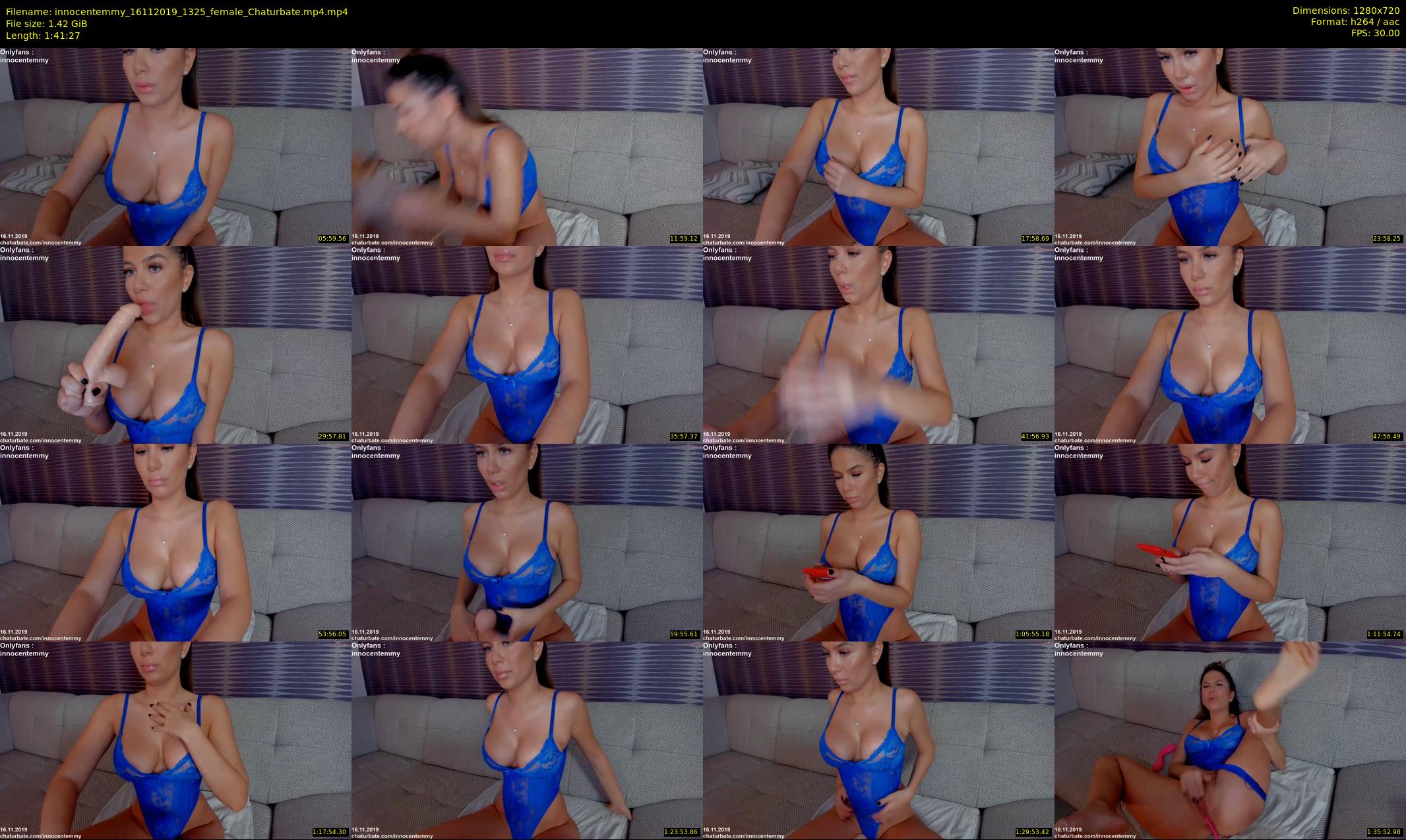 innocentemmy — 102 minute Chaturbate female cam show recording, 720p, Nov 16, 2019