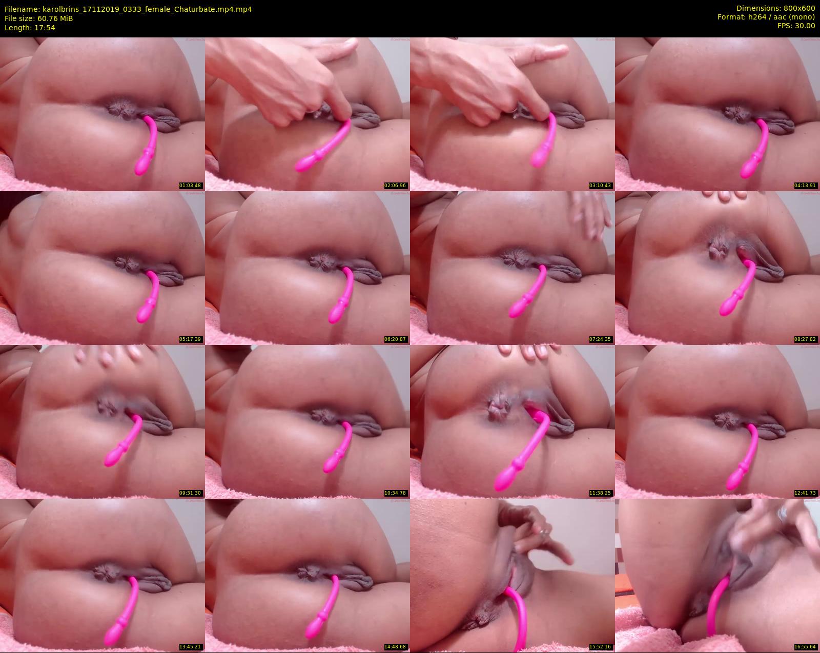 karolbrins — 18 minute Chaturbate female cam show recording, 480p, Nov 17, 2019