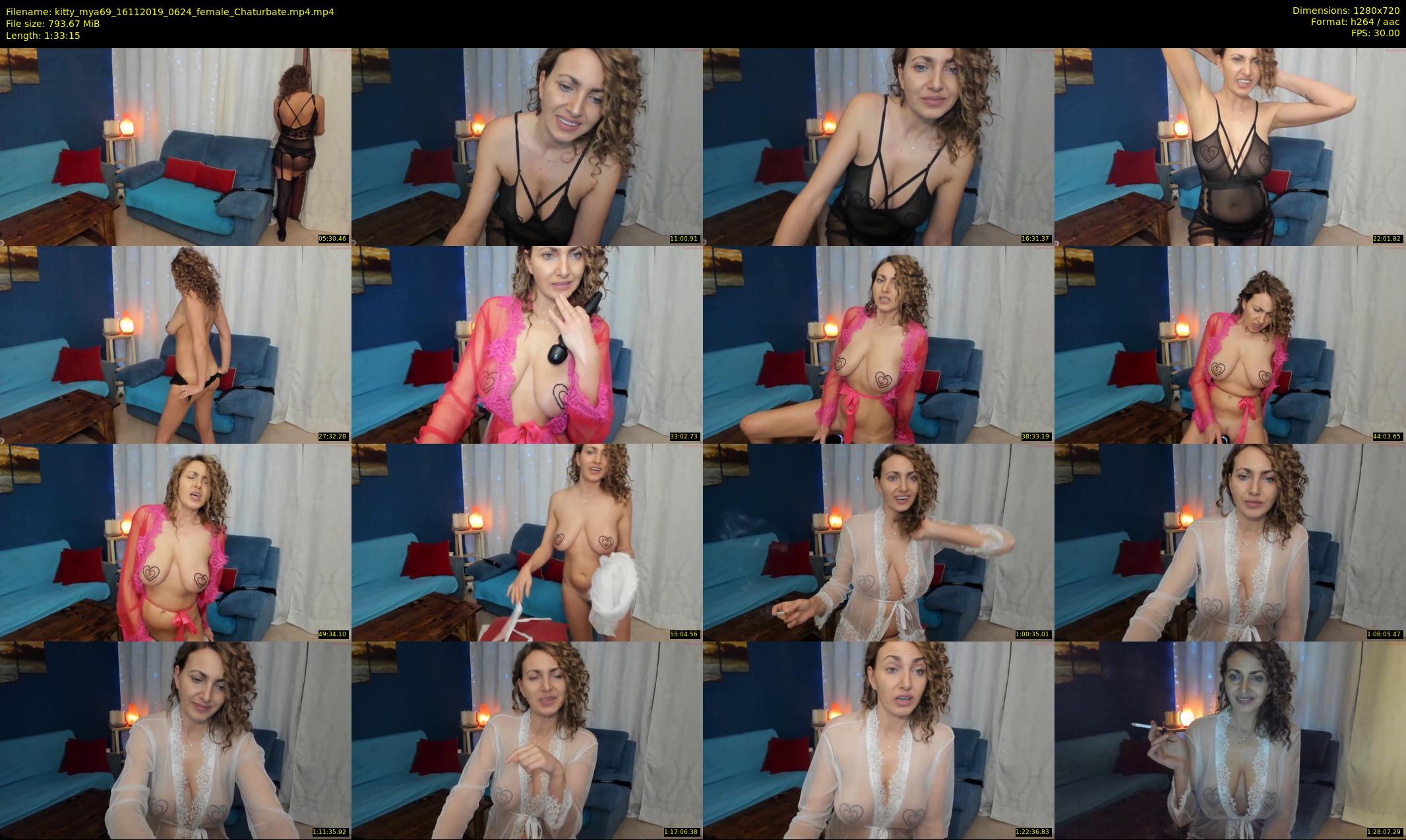 kitty_mya69 — 94 minute Chaturbate female cam show recording, 720p, Nov 16, 2019