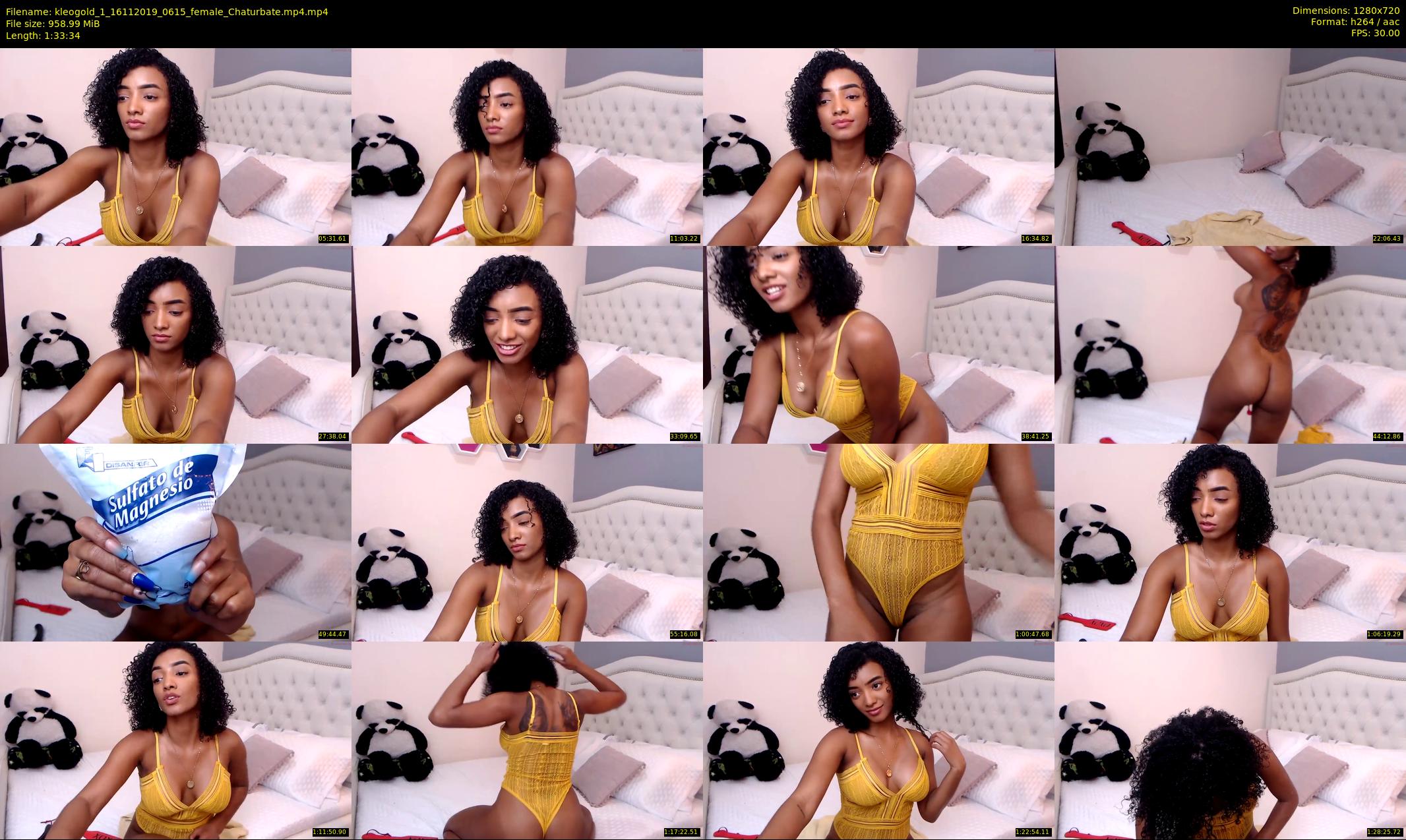 kleogold_1 — 94 minute Chaturbate female cam show recording, 720p, Nov 16, 2019