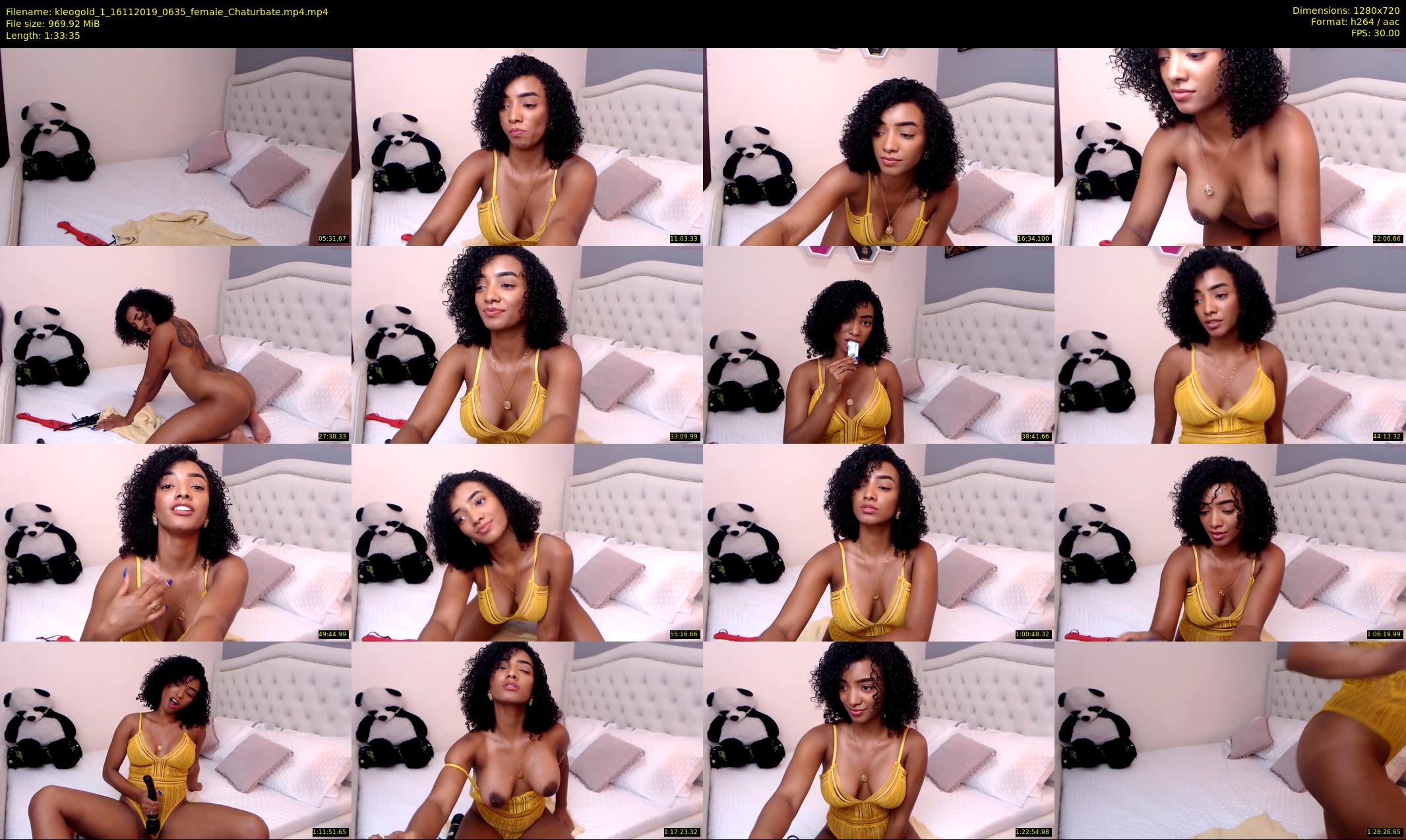 kleogold_1 — 94 minute Chaturbate female cam show recording, 720p, Nov 16, 2019
