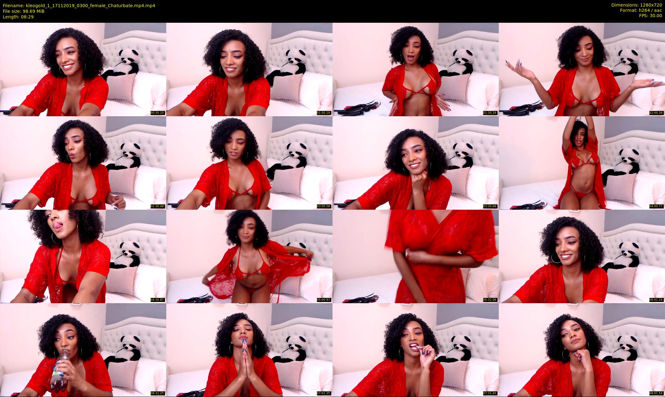 kleogold_1 — 9 minute Chaturbate female cam show recording, 720p, Nov 17, 2019