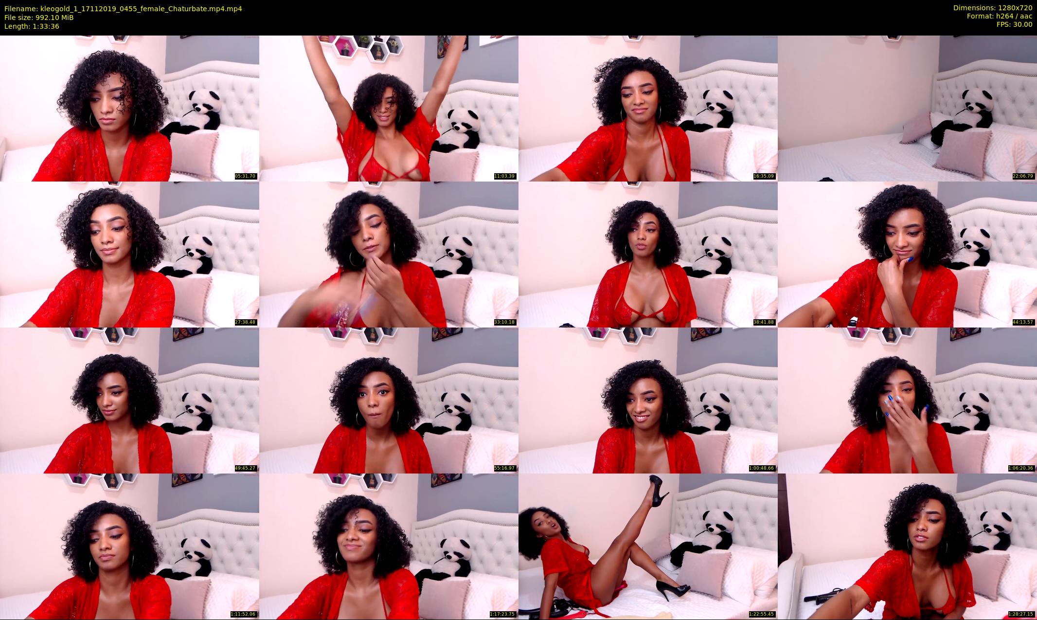 kleogold_1 — 94 minute Chaturbate female cam show recording, 720p, Nov 17, 2019