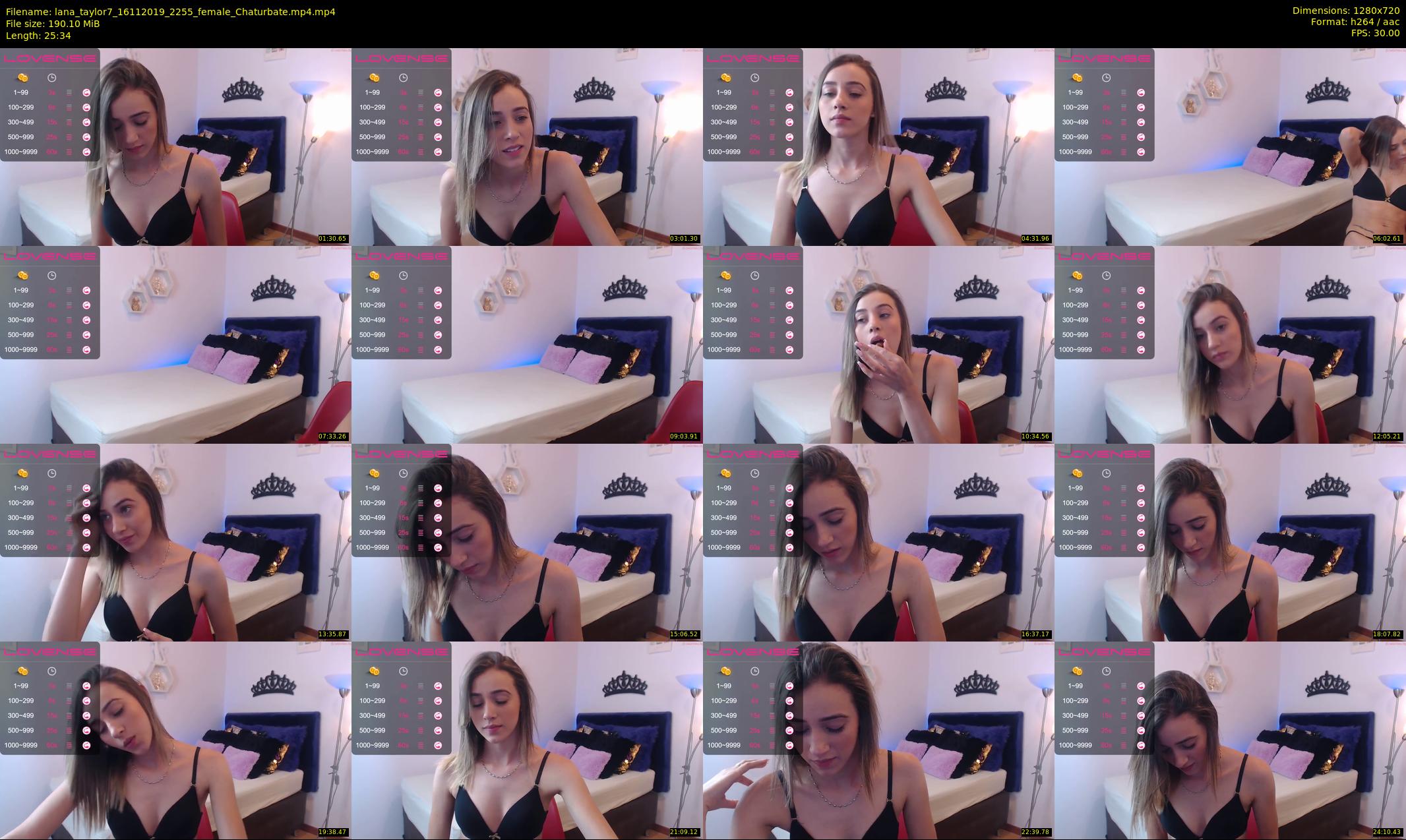 lana_taylor7 — 26 minute Chaturbate female cam show recording, 720p, Nov 16, 2019