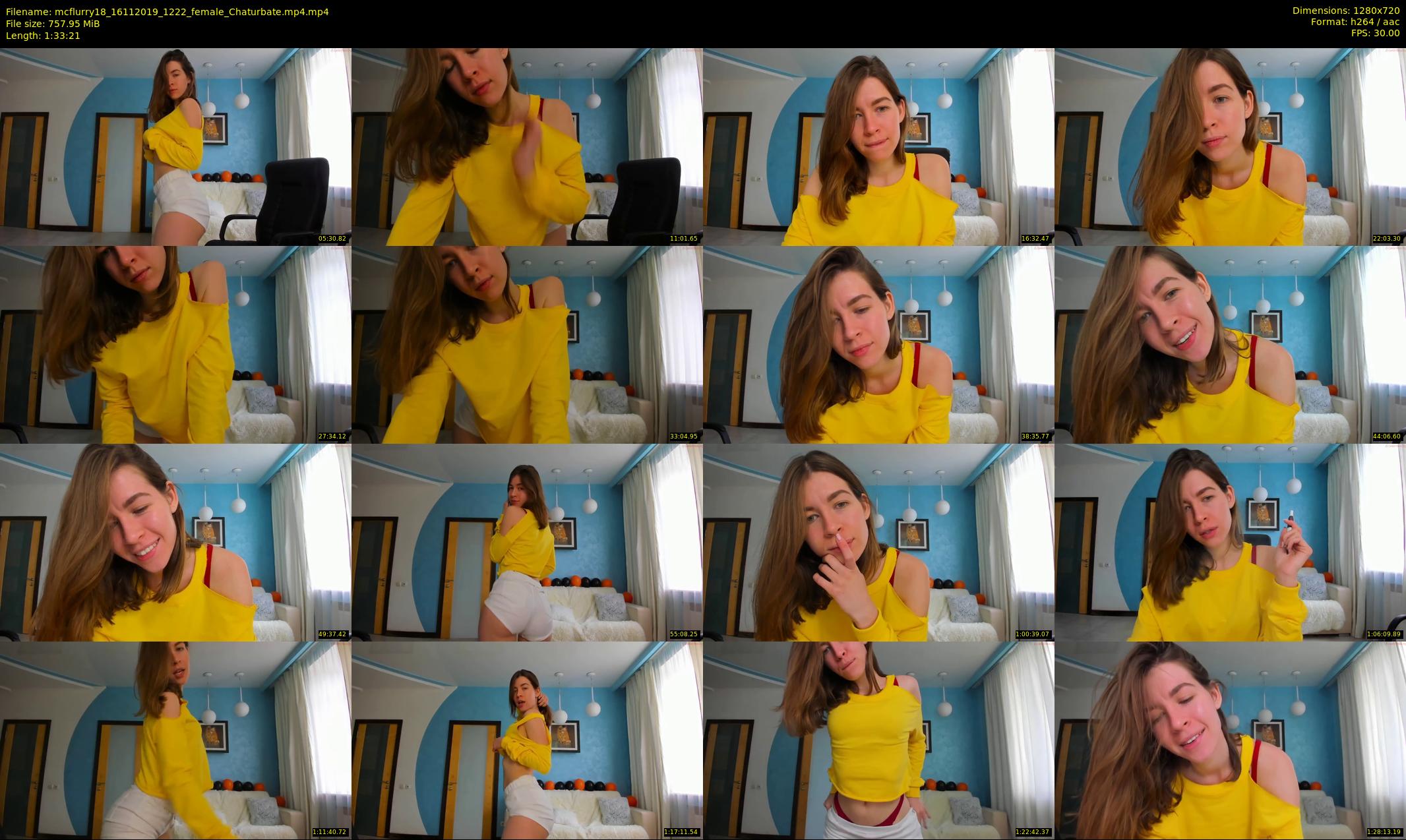mcflurry18 — 94 minute Chaturbate female cam show recording, 720p, Nov 16, 2019