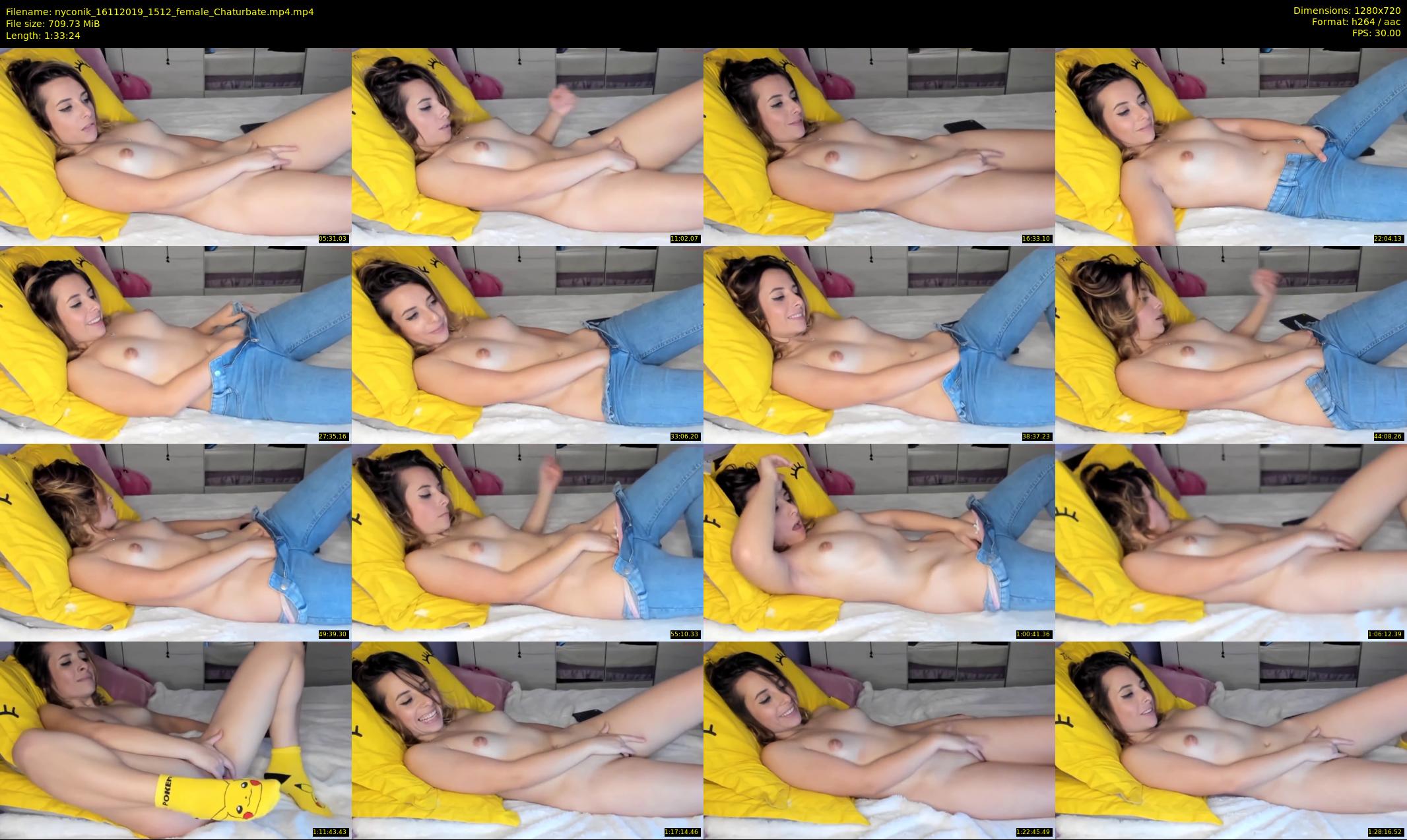 nyconik — 94 minute Chaturbate female cam show recording, 720p, Nov 16, 2019