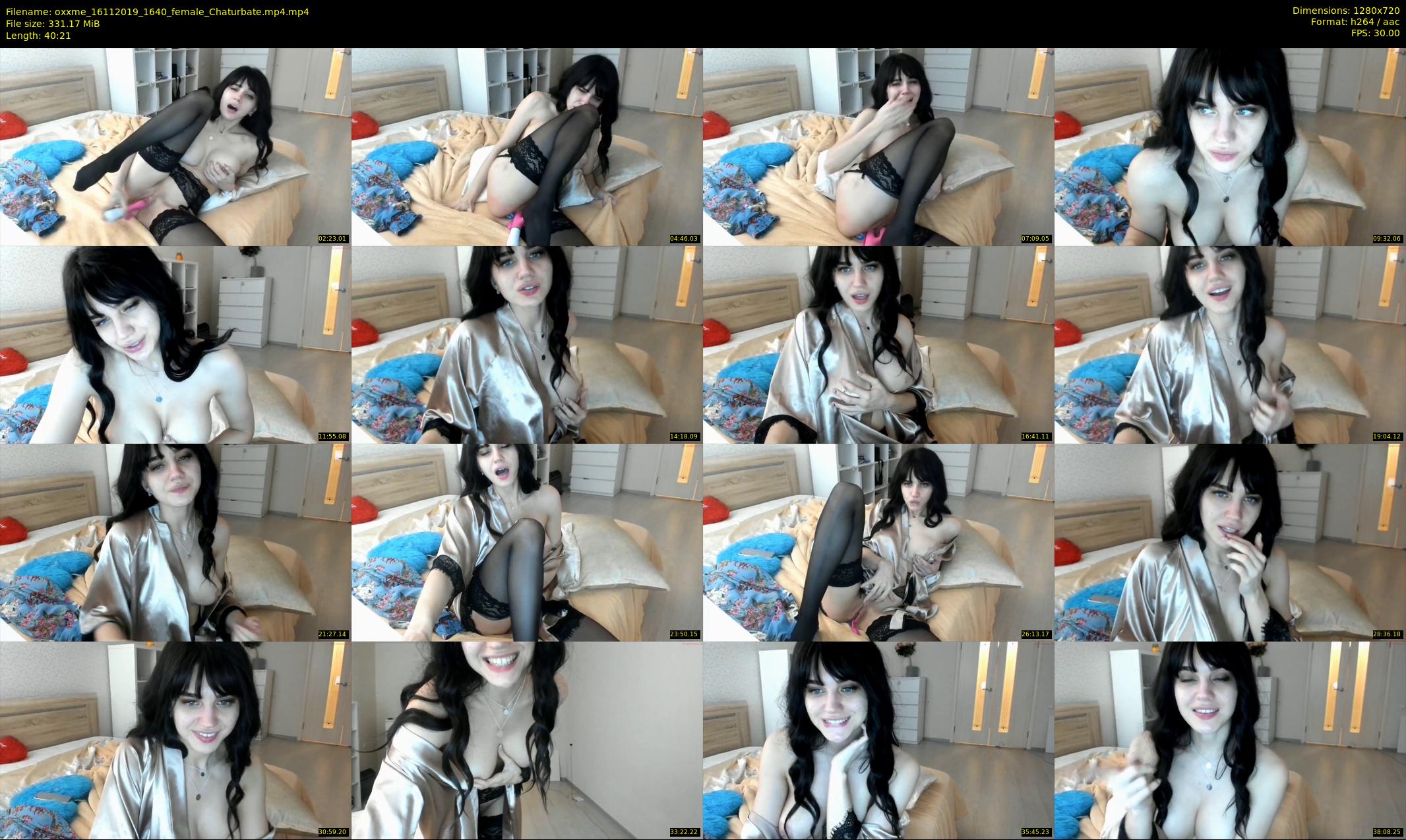 oxxme — 41 minute Chaturbate female cam show recording, 720p, Nov 16, 2019