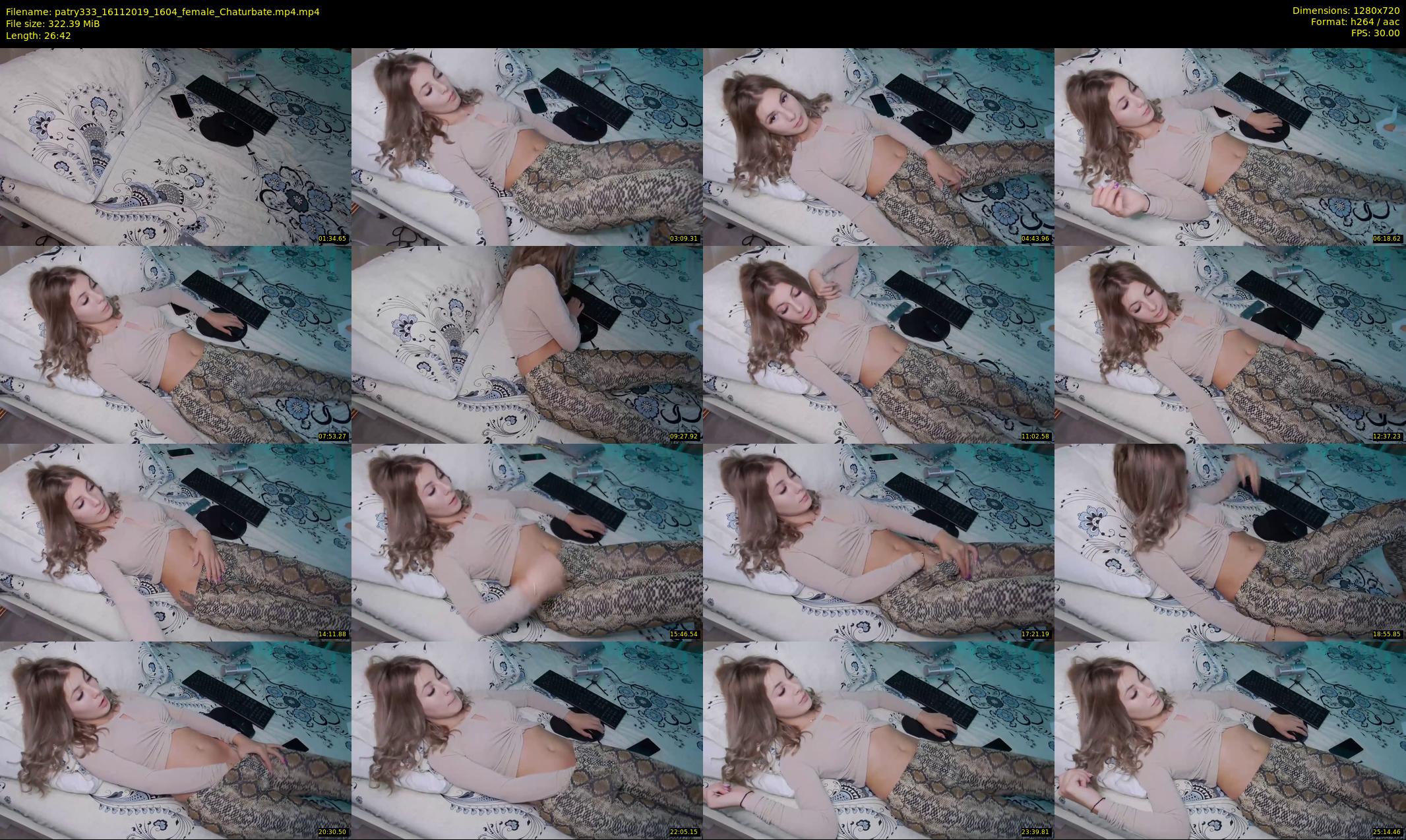 patry333 — 27 minute Chaturbate female cam show recording, 720p, Nov 16, 2019
