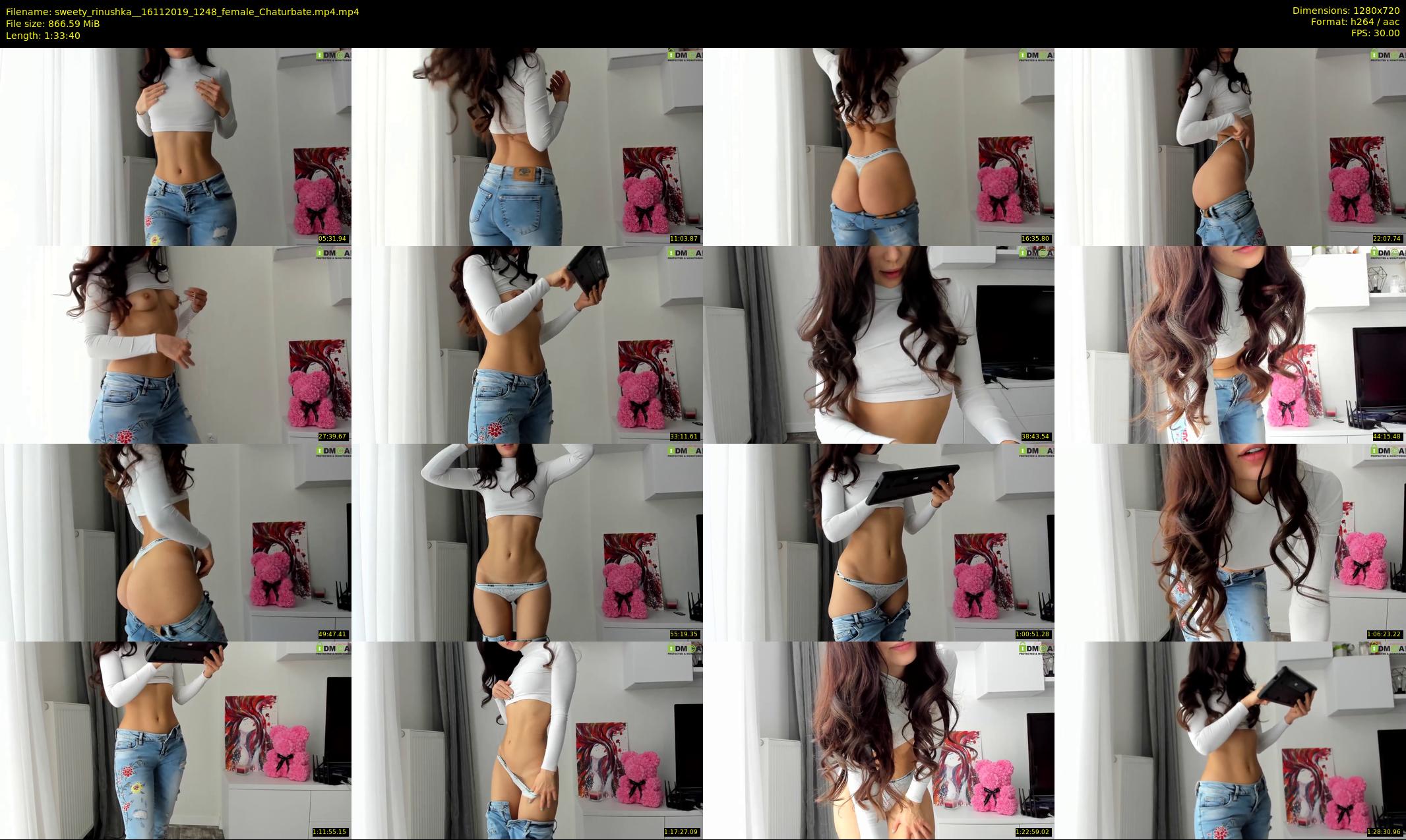 sweety_rinushka_ — 94 minute Chaturbate female cam show recording, 720p, Nov 16, 2019