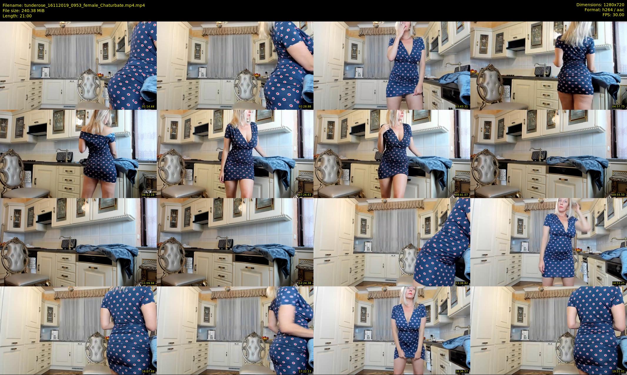 tunderose — 21 minute Chaturbate female cam show recording, 720p, Nov 16, 2019