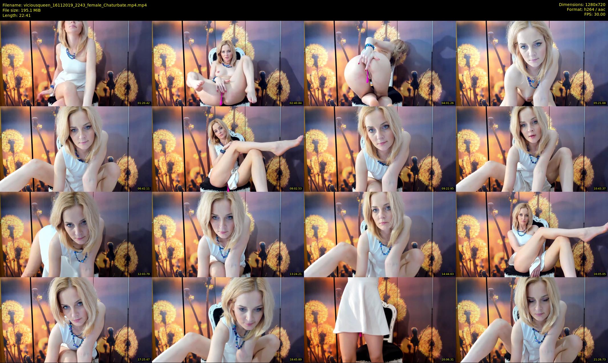 viciousqueen — 23 minute Chaturbate female cam show recording, 720p, Nov 16, 2019