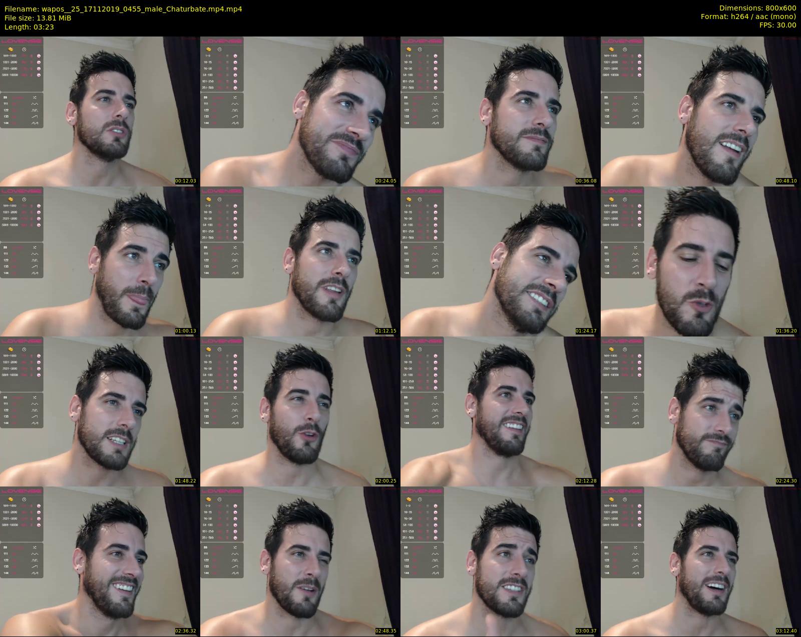 wapos__25 — 4 minute Chaturbate male cam show recording, 480p, Nov 17, 2019