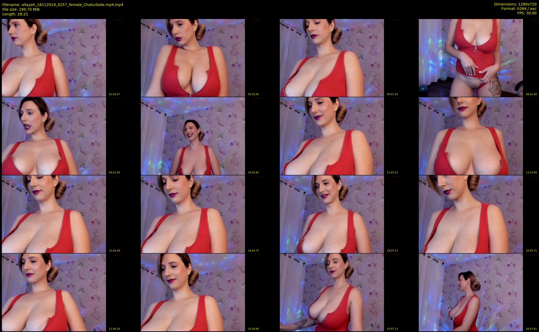 allayah — 29 minute Chaturbate female cam show recording, 720p, Nov 18, 2019