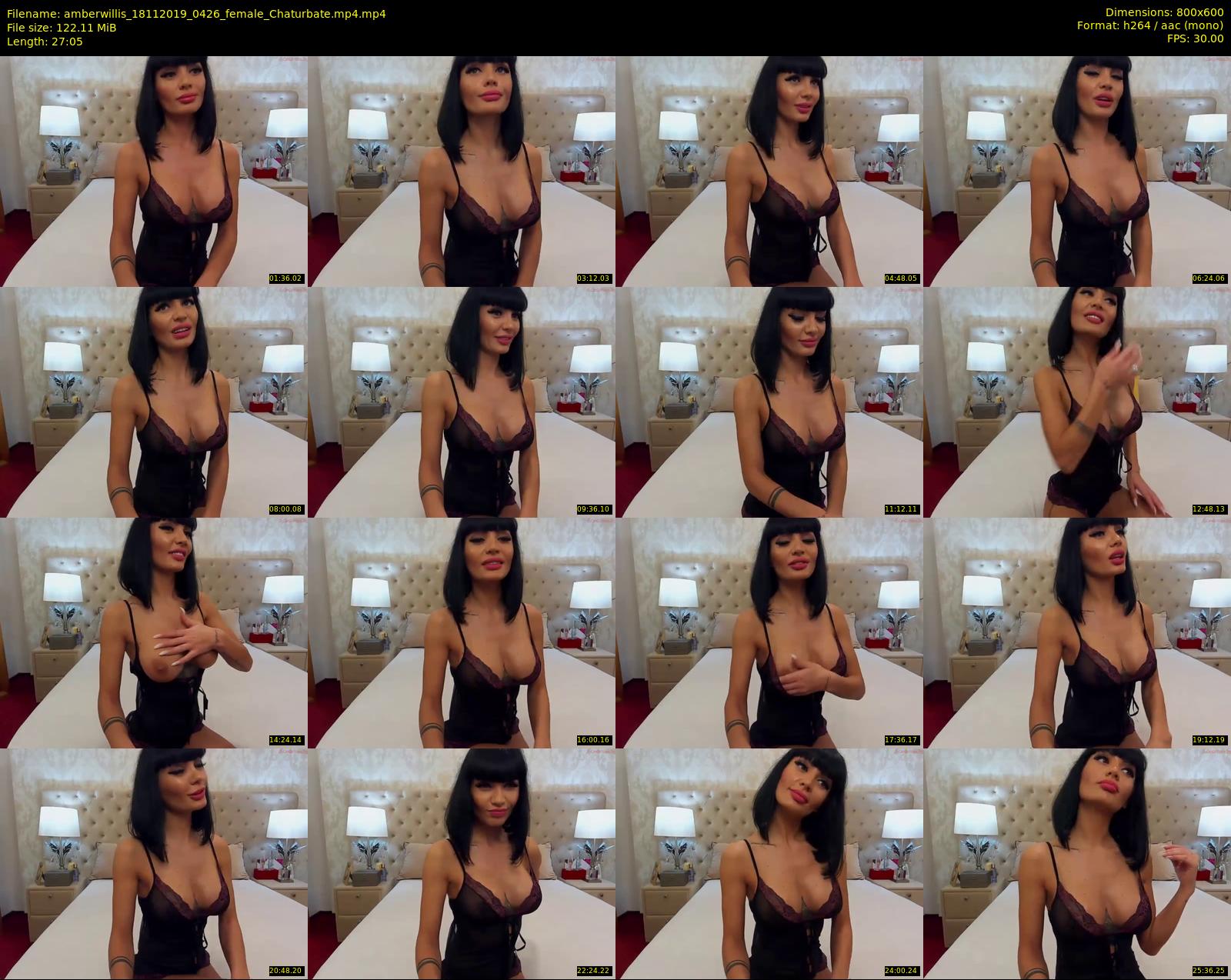 amberwillis — 28 minute Chaturbate female cam show recording, 480p, Nov 18, 2019