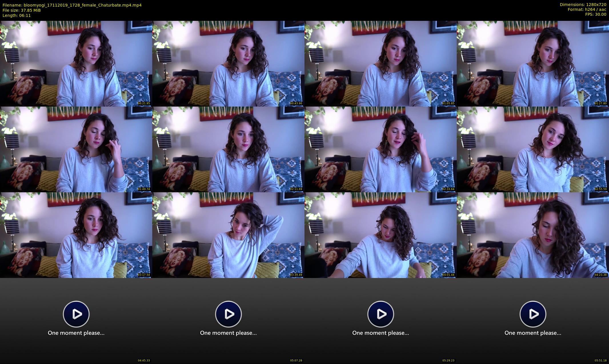 bloomyogi — 7 minute Chaturbate female cam show recording, 720p, Nov 17, 2019