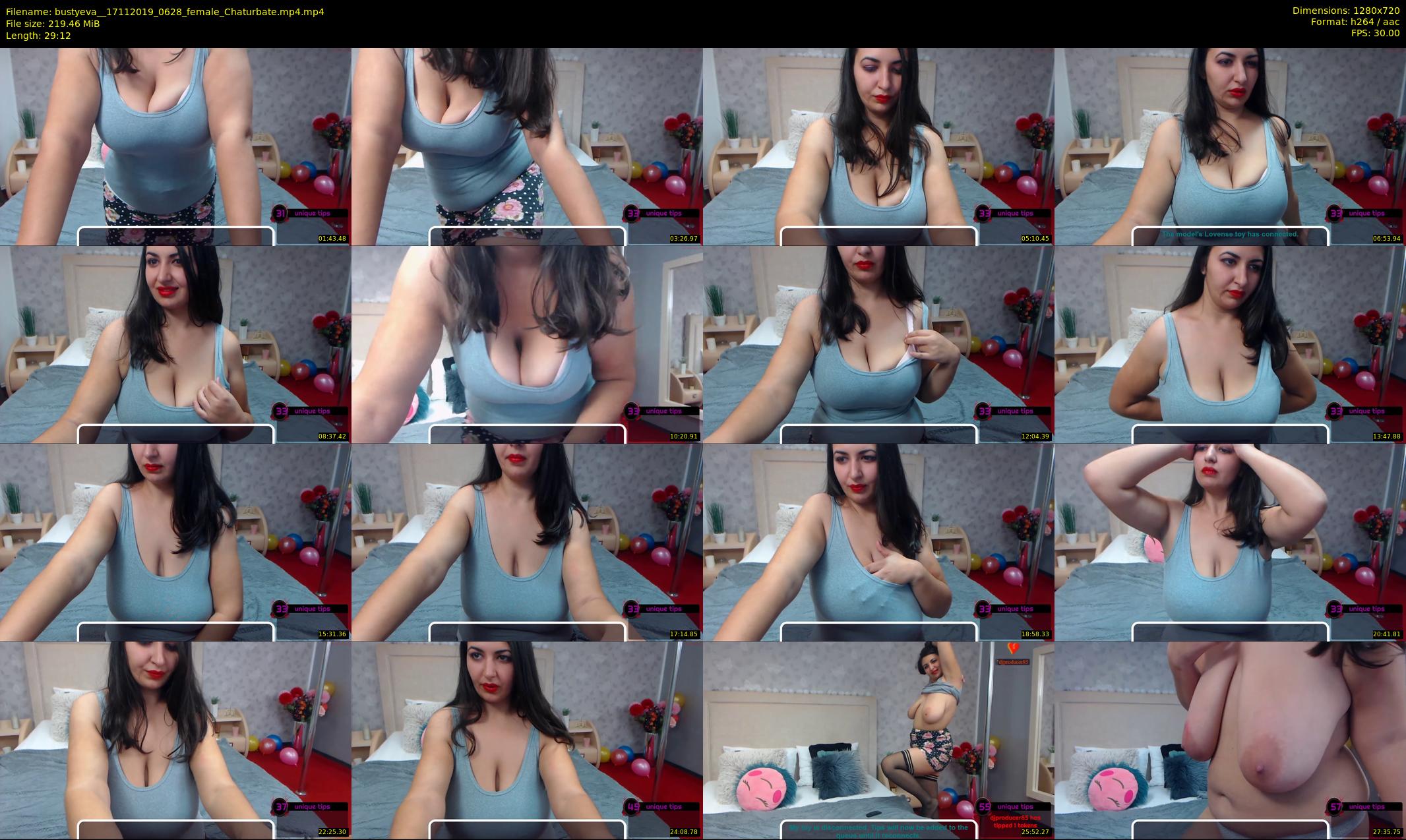 bustyeva_ — 30 minute Chaturbate female cam show recording, 720p, Nov 17, 2019