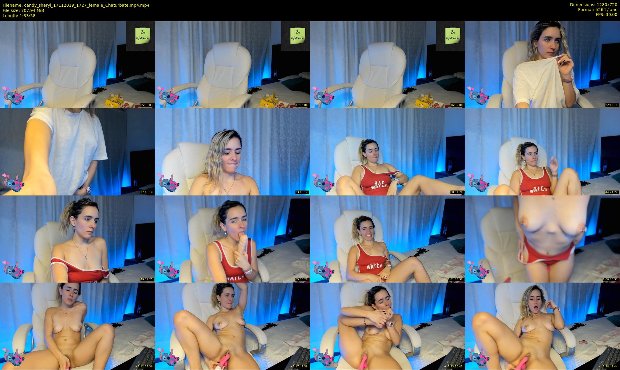 candy_sheryl — 94 minute Chaturbate female cam show recording, 720p, Nov 17, 2019