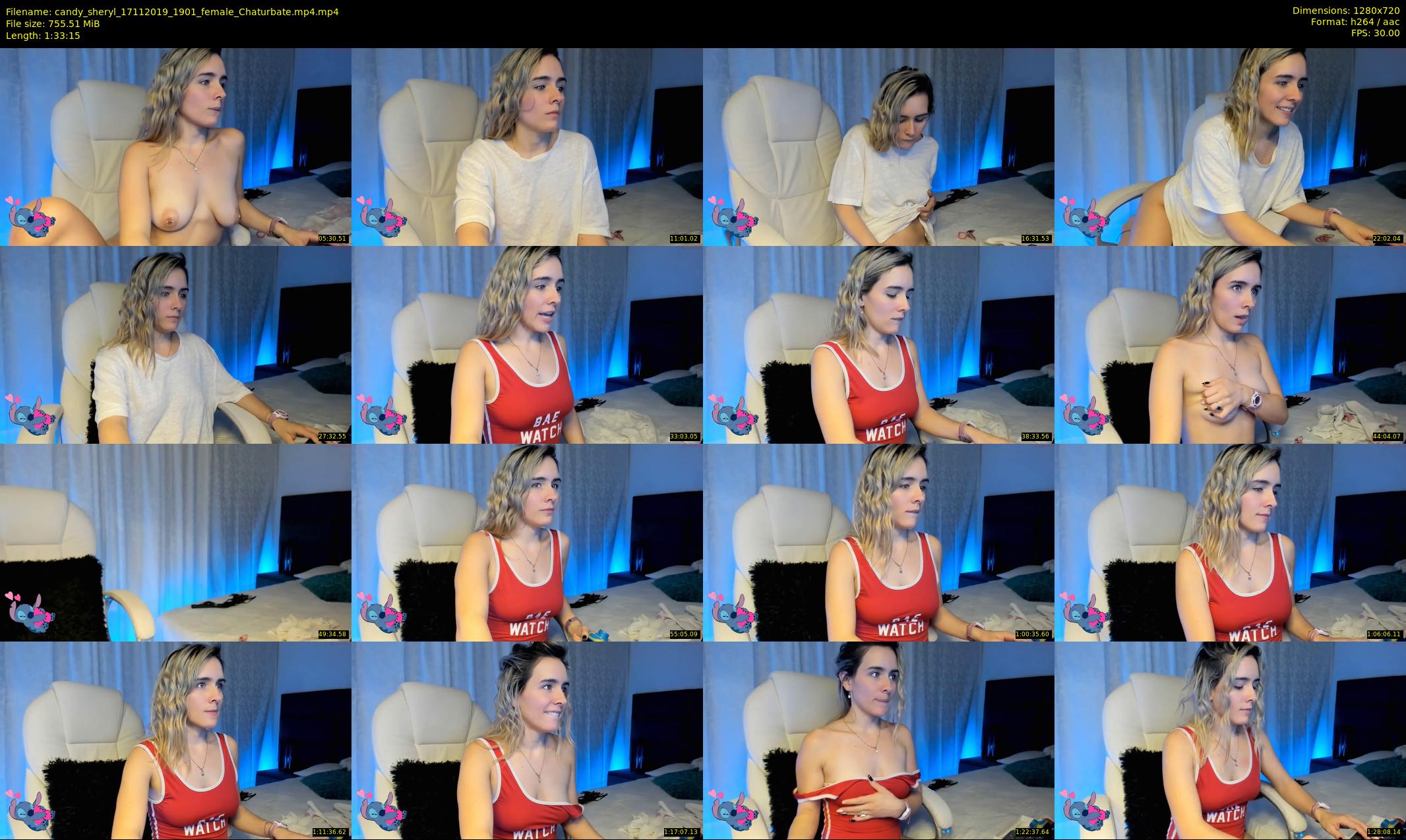 candy_sheryl — 94 minute Chaturbate female cam show recording, 720p, Nov 17, 2019